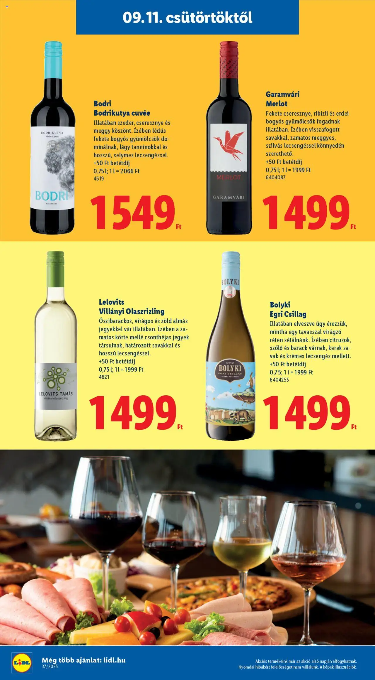 Lidl akciós ujság - amely érvényes a következő dátumtól: 11.09.2025 | Oldal: 2 | Termékek: Szőlő, Körte, Meggy, Cseresznye