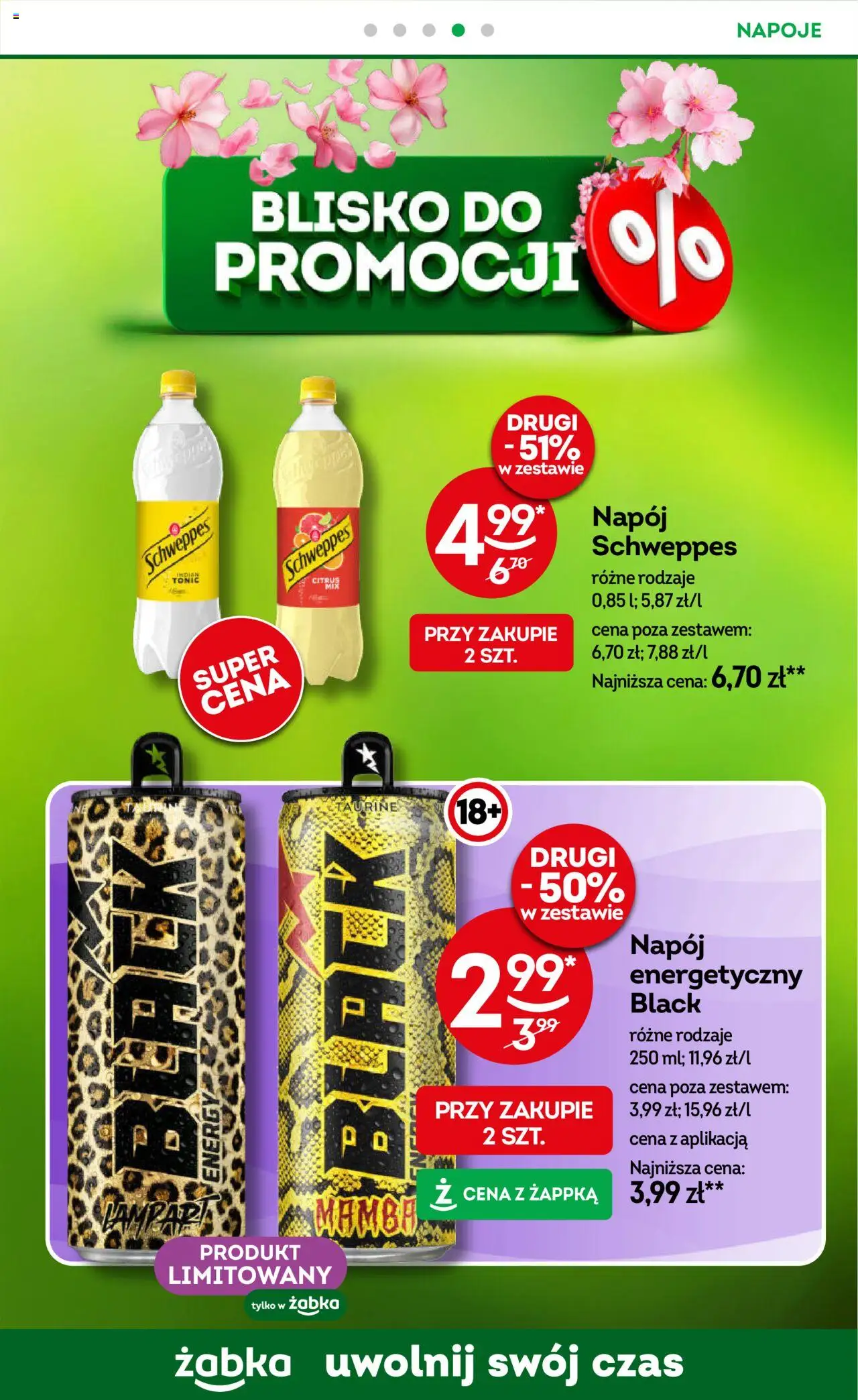Żabka Gazetka od 18.06.2025 | Strona: 47 | Produkty: Napoje