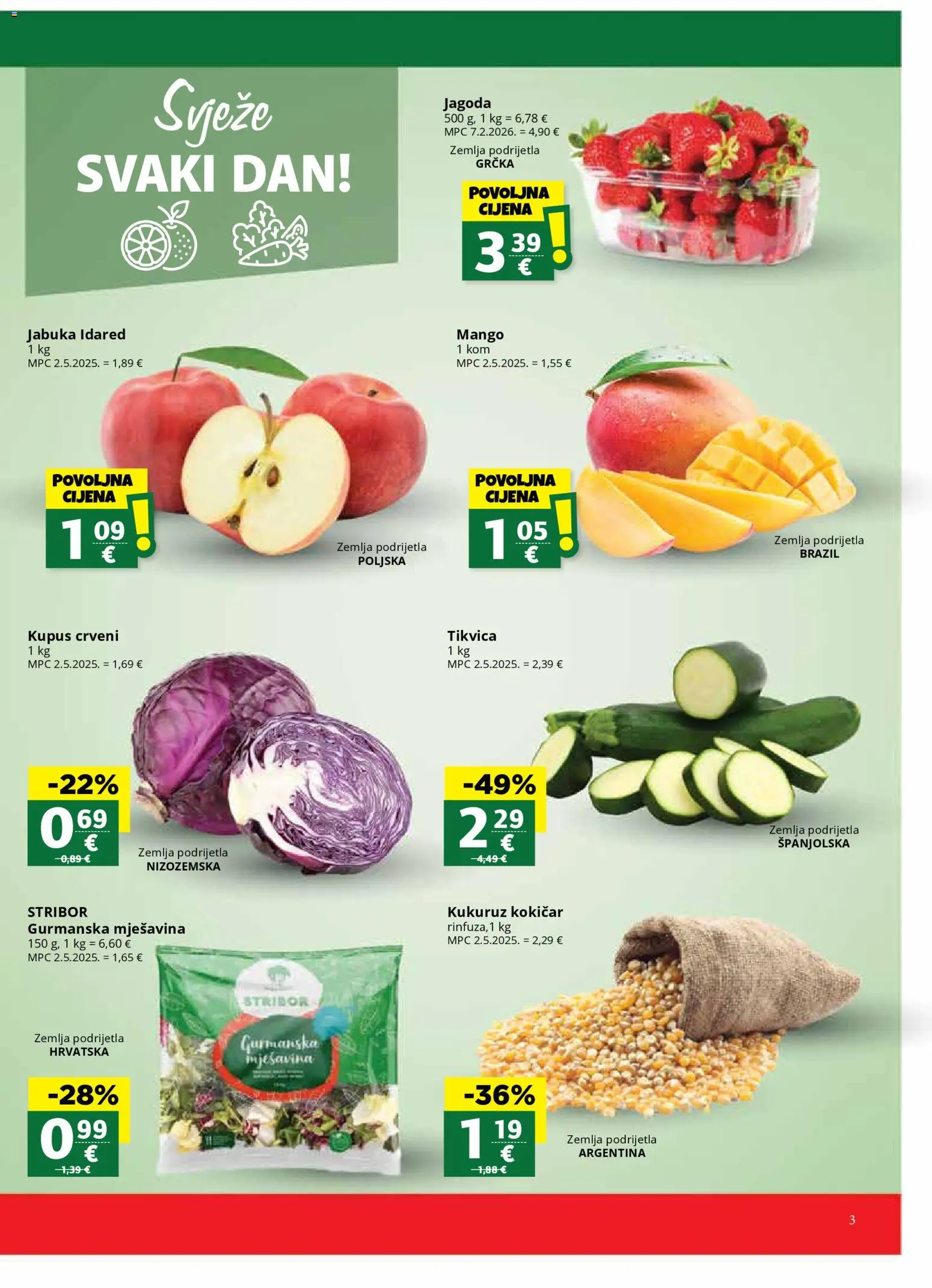 Ribola katalog | vrijedi od 25.02.2026 | Stranica: 3 | Proizvodi: Kukuruz, Mango, Kupus, Jabuka