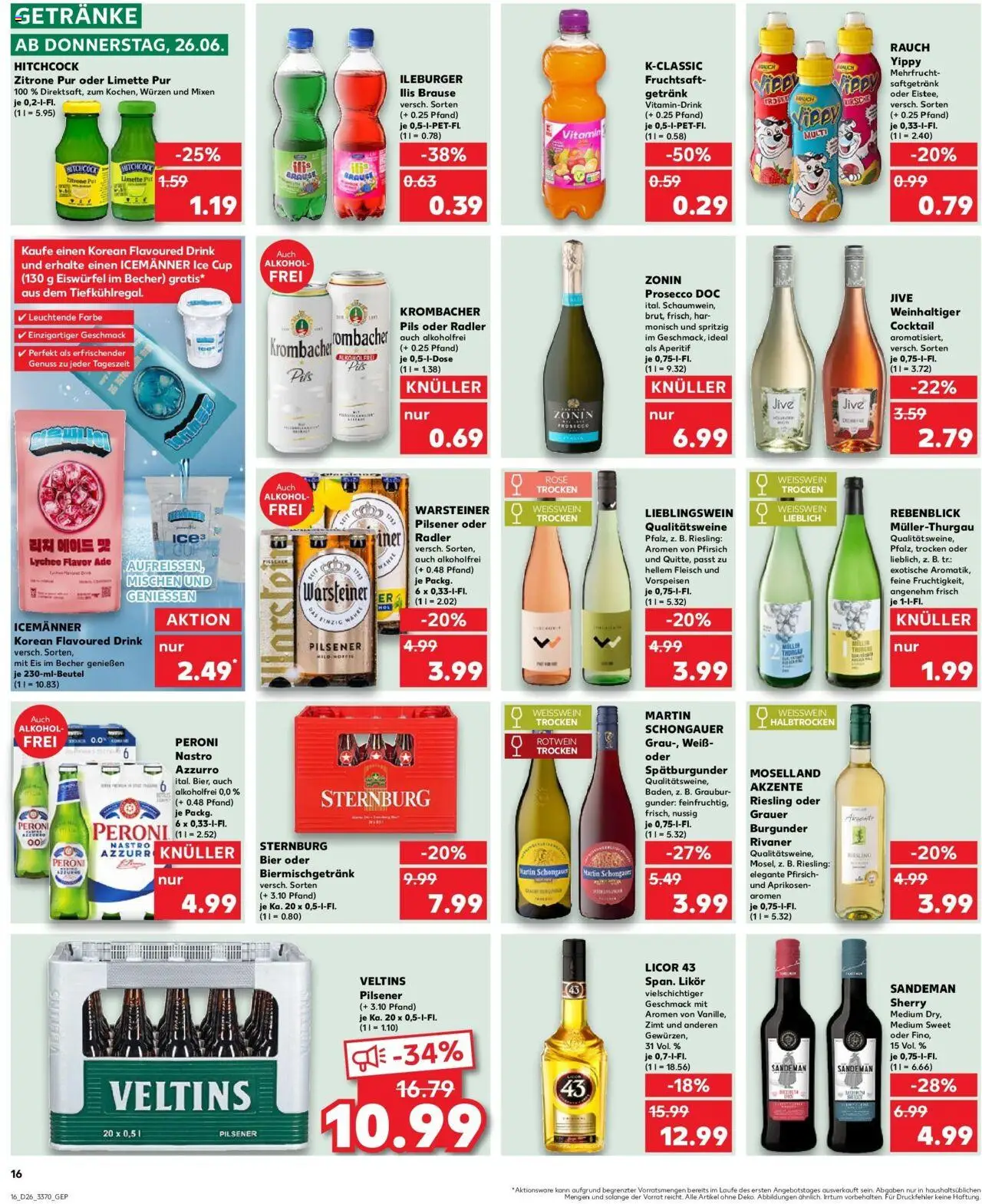 Kaufland prospekt Eisenach	 - gültig ab dem 29.06.2025 | Seite: 27 | Produkte: Weißwein trocken, Radler, Warsteiner, Zitrone