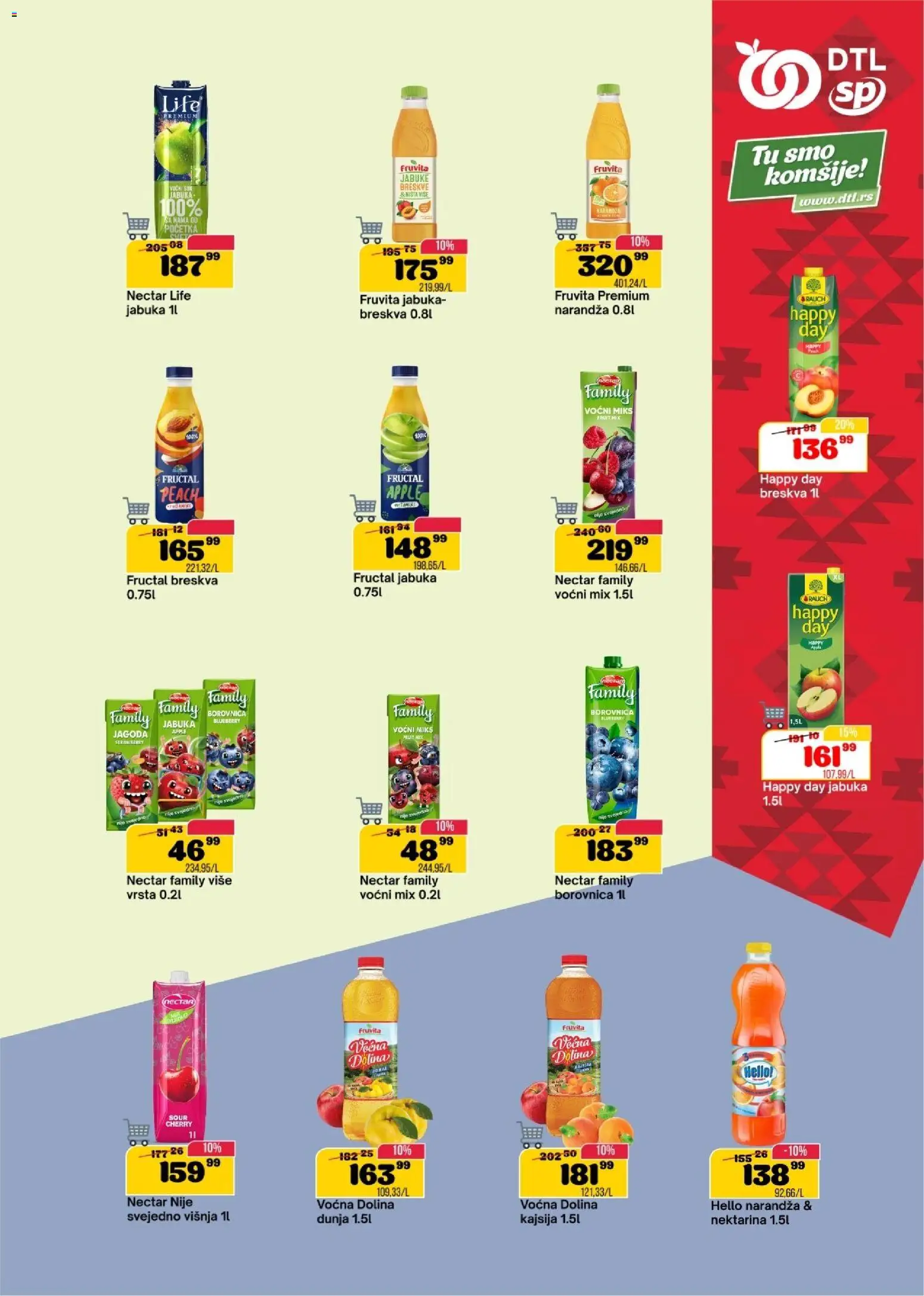 Senta Promet katalog - važi od 28.01.2026 | Strana: 13 | Proizvode: Jagoda, Višnja, Fruvita, Jabuke