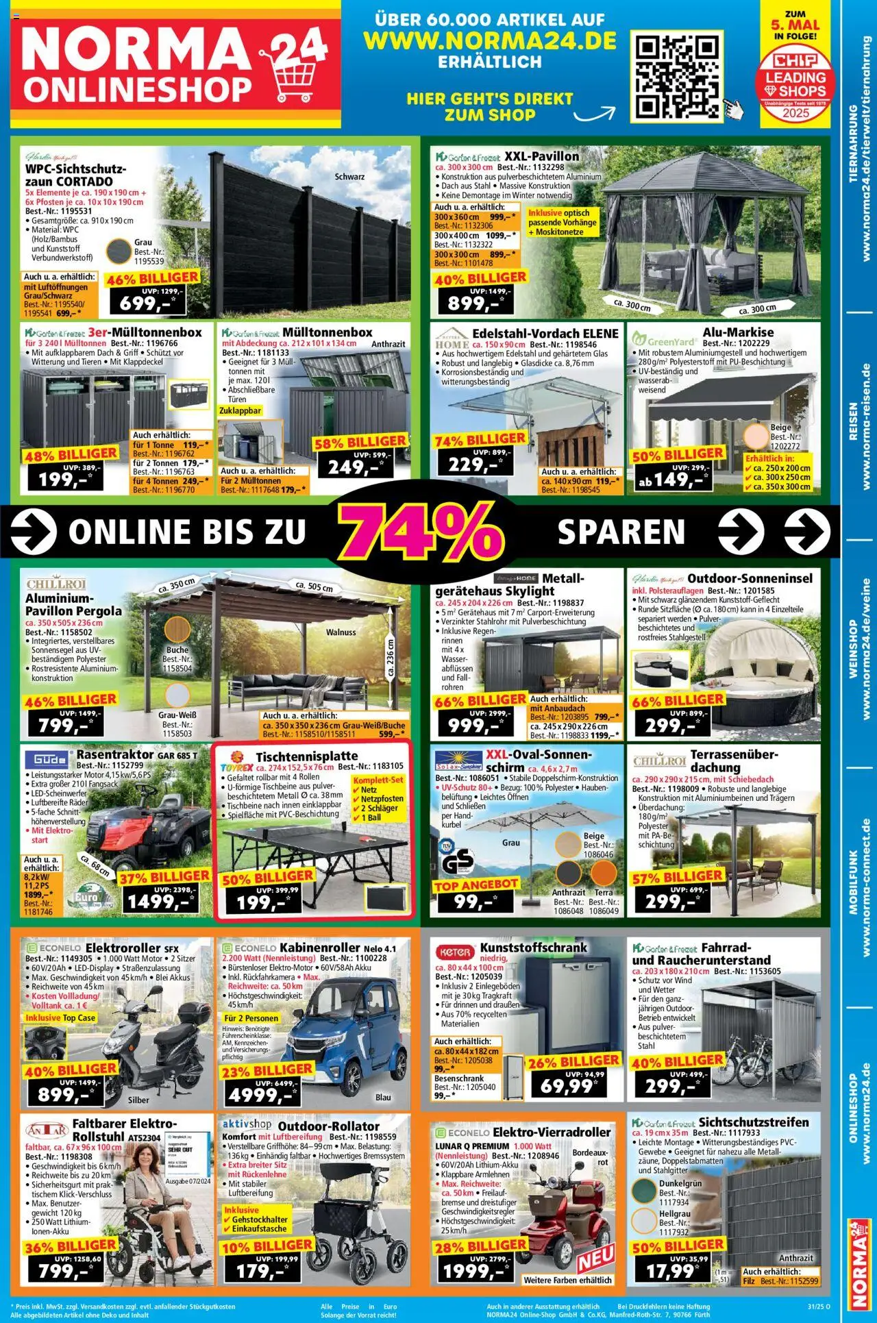 Norma Onlineshop - gültig ab dem 28.07.2025 | Seite: 1 | Produkte: Top, Gewicht, Wasser