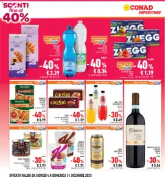 Anteprima del volantino BIRRA WARSTEINER, 500 ml valido a partire dal 04.12.2025 | Pagina: 4 | Prodotti: Cioccolato, Acqua, Limone, Crackers