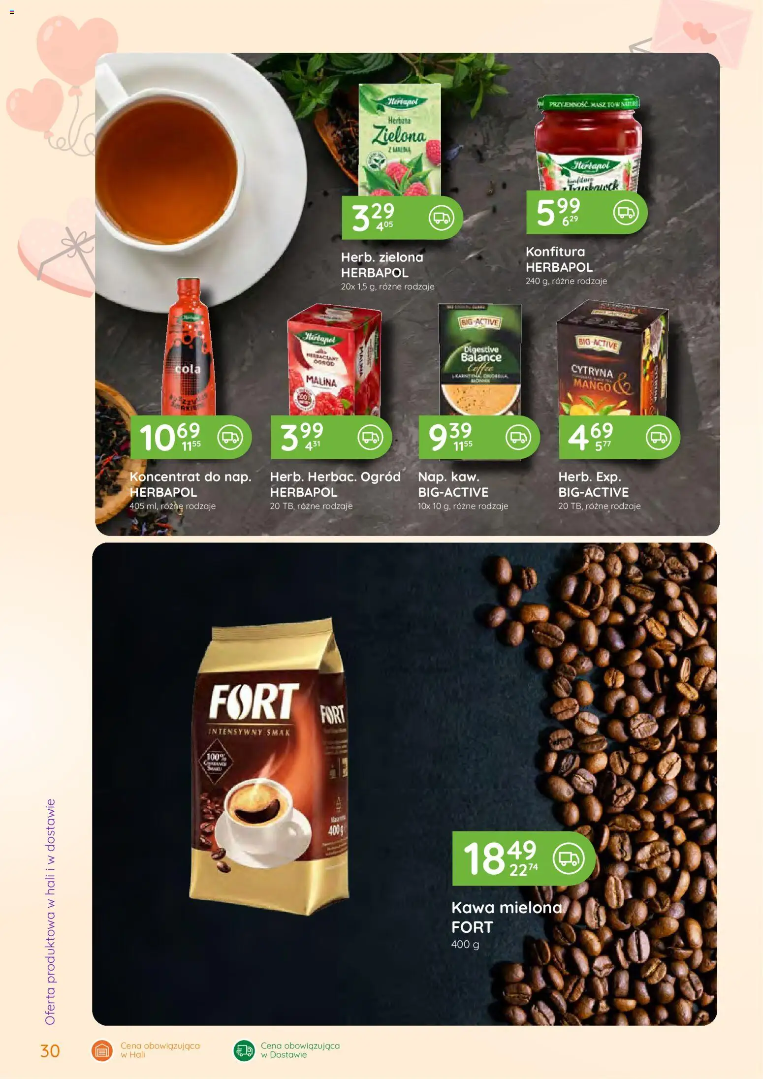 Eurocash Gazetka - Oferta Produktowa od 09.02.2026 | Strona: 30 | Produkty: Cytryna, Malina, Kawa, Herbata