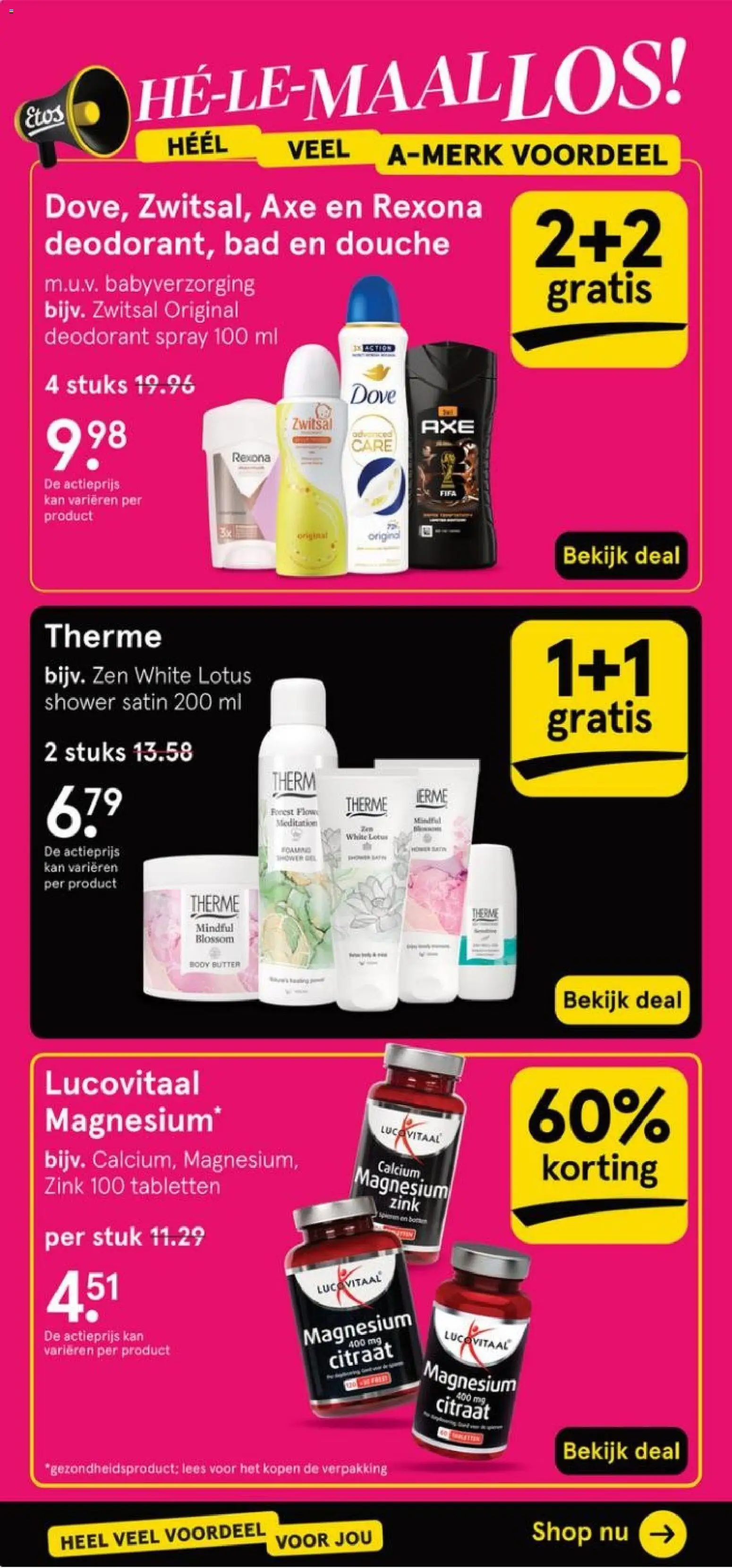 {H1} | Pagina: 6 | Producten: Deodorant, Kan, Bad, Douche