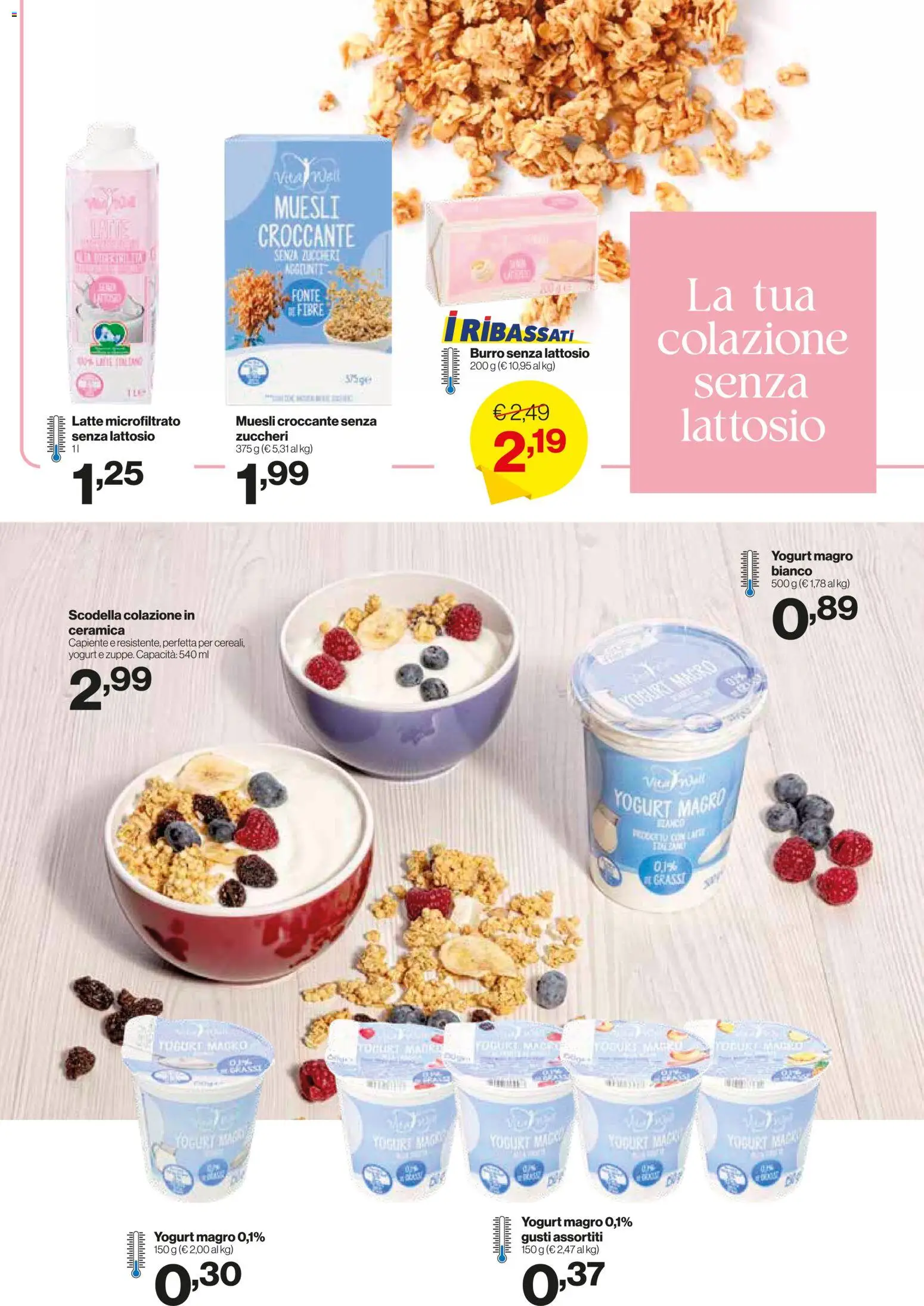 Volantino IN's del 31.12.2025 | Pagina: 13 | Prodotti: Muesli, Yogurt, Latte, Burro