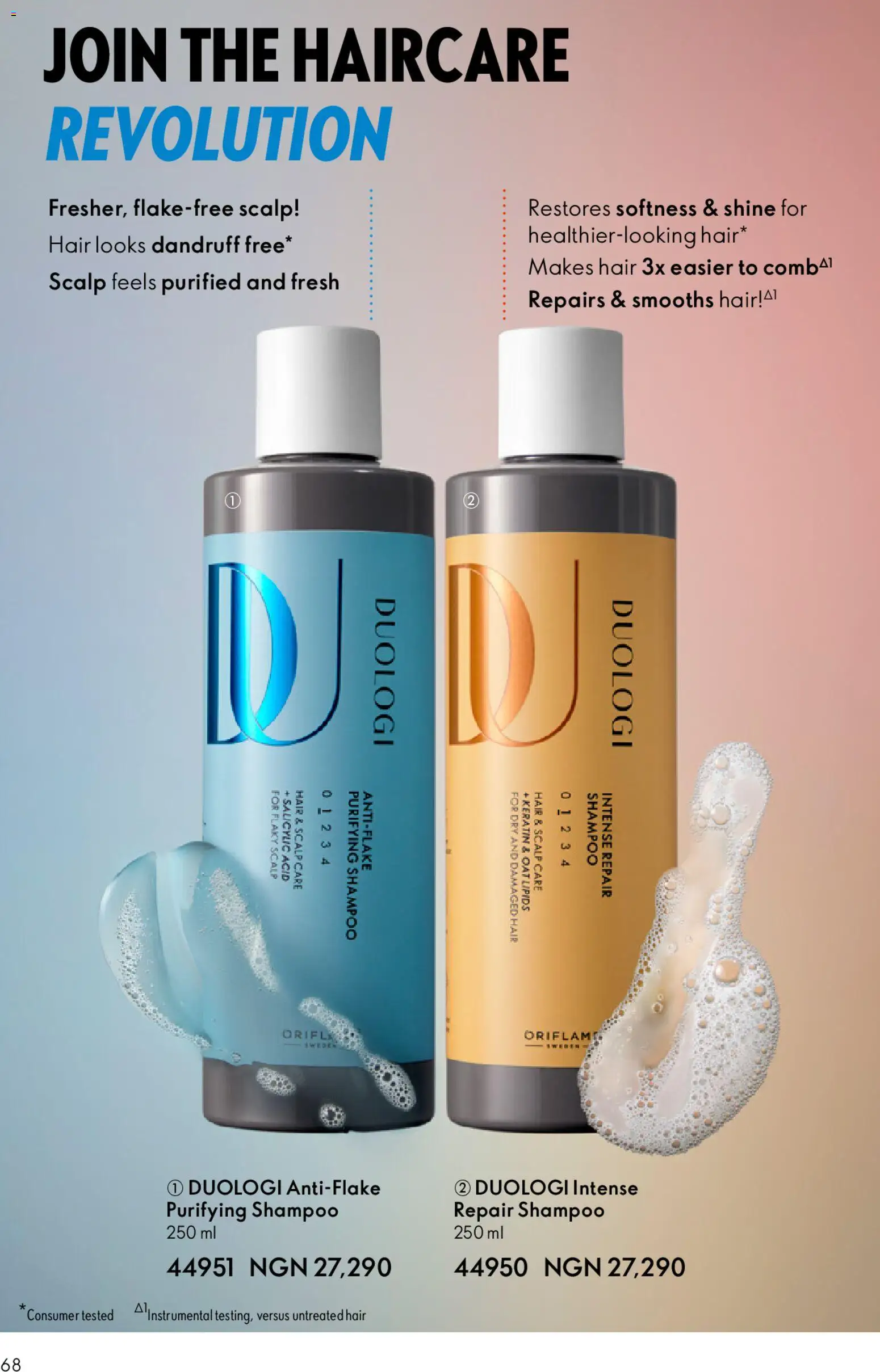 Oriflame Catalogue 2/2026 valid from 01.04.2026 | Page: 68 | Products: Shampoo