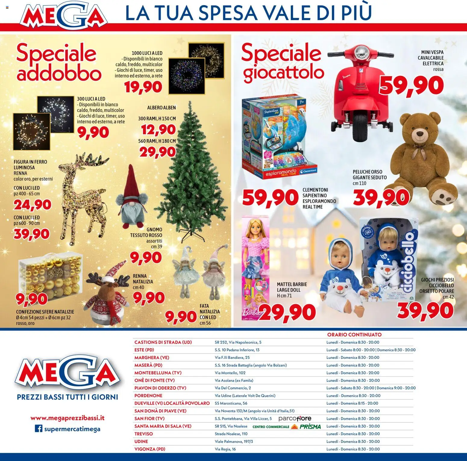 Volantino Mega del 13.11.2025 | Pagina: 12 | Prodotti: Peluche, TV
