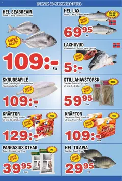Nya Pulsen reklamblad aktuell från 08.09.2025 | Sida: 9 | Produkter: Kräftor, Lax