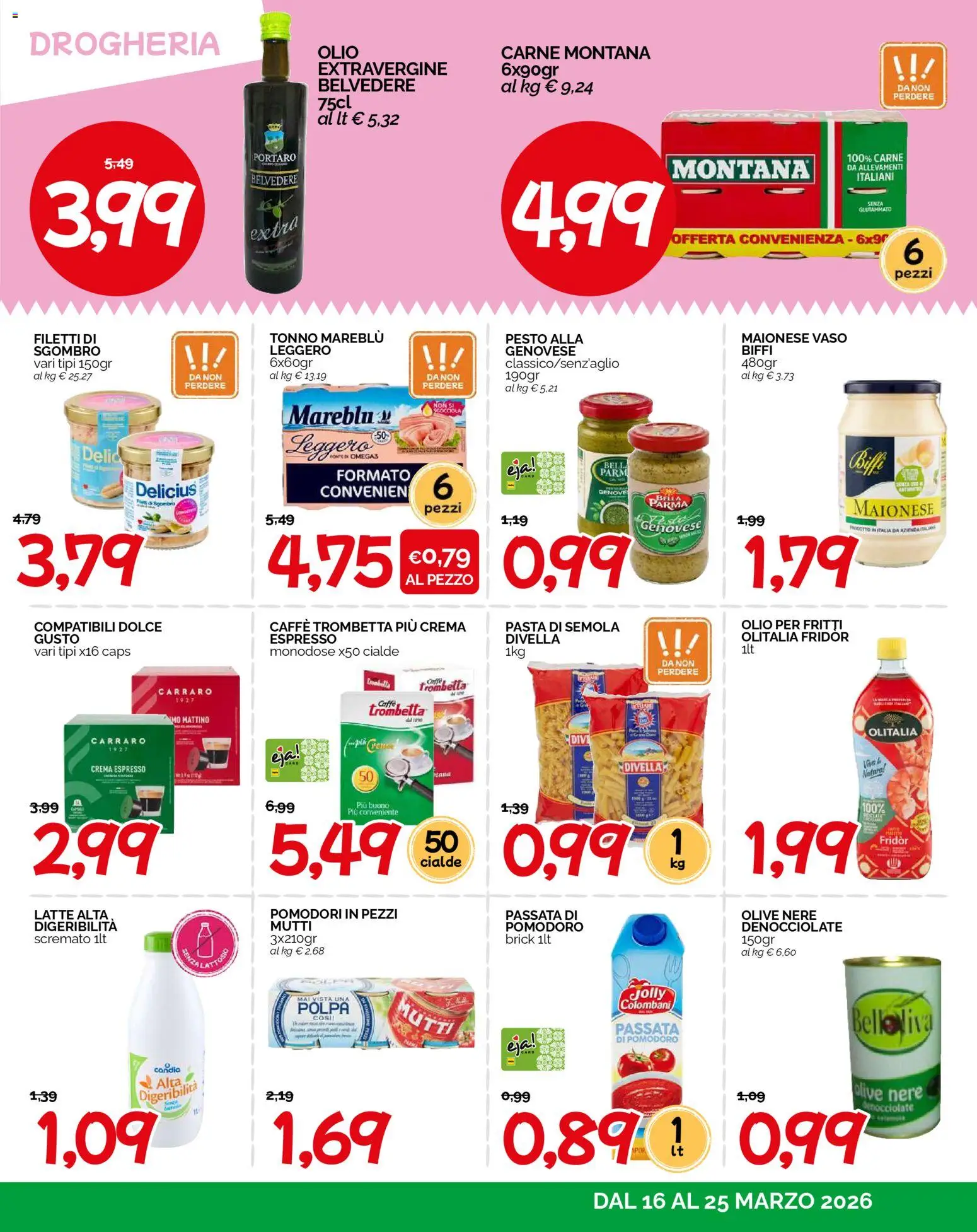 Volantino HarDis del 16.03.2026 | Pagina: 11 | Prodotti: Caffè, Pomodoro, Tonno, Sgombro