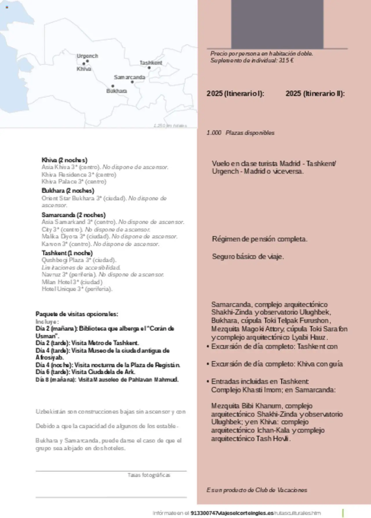Viajes El Corte Inglés Rutas Culturales de la Comunidad de Madrid │ válido desde el 01.04.2025 | Página: 239 | Productos: Biblioteca