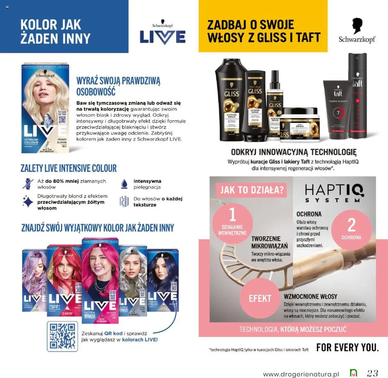 Drogerie Natura Gazetka - Jesienne Inspiracje od 01.10.2025 | Strona: 23 | Produkty: Lakiery