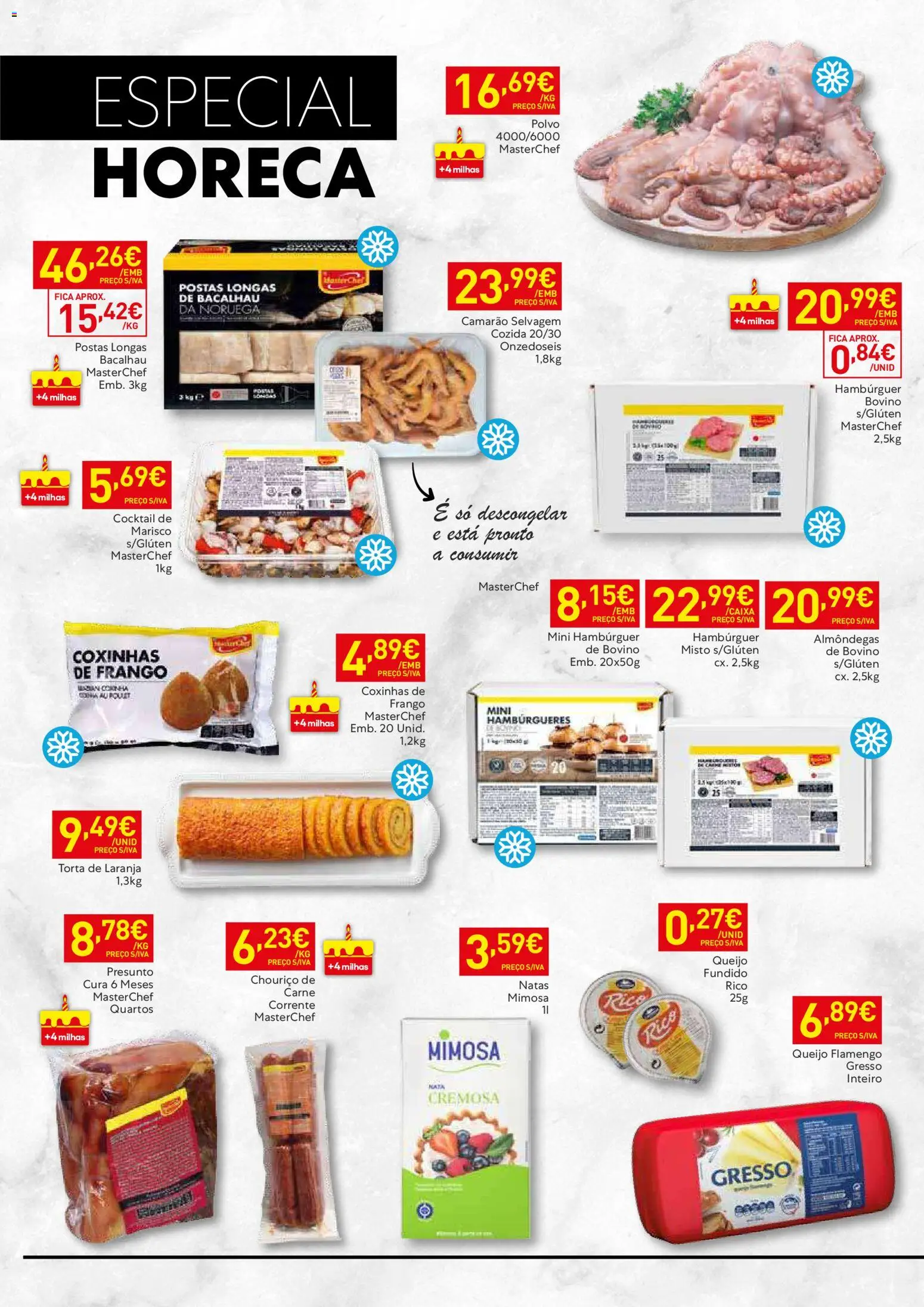 Recheio folheto Madeira │ válido de 28.10.2025 | Página: 6 | Produtos: Bacalhau, Polvo, Hambúrguer, Torta