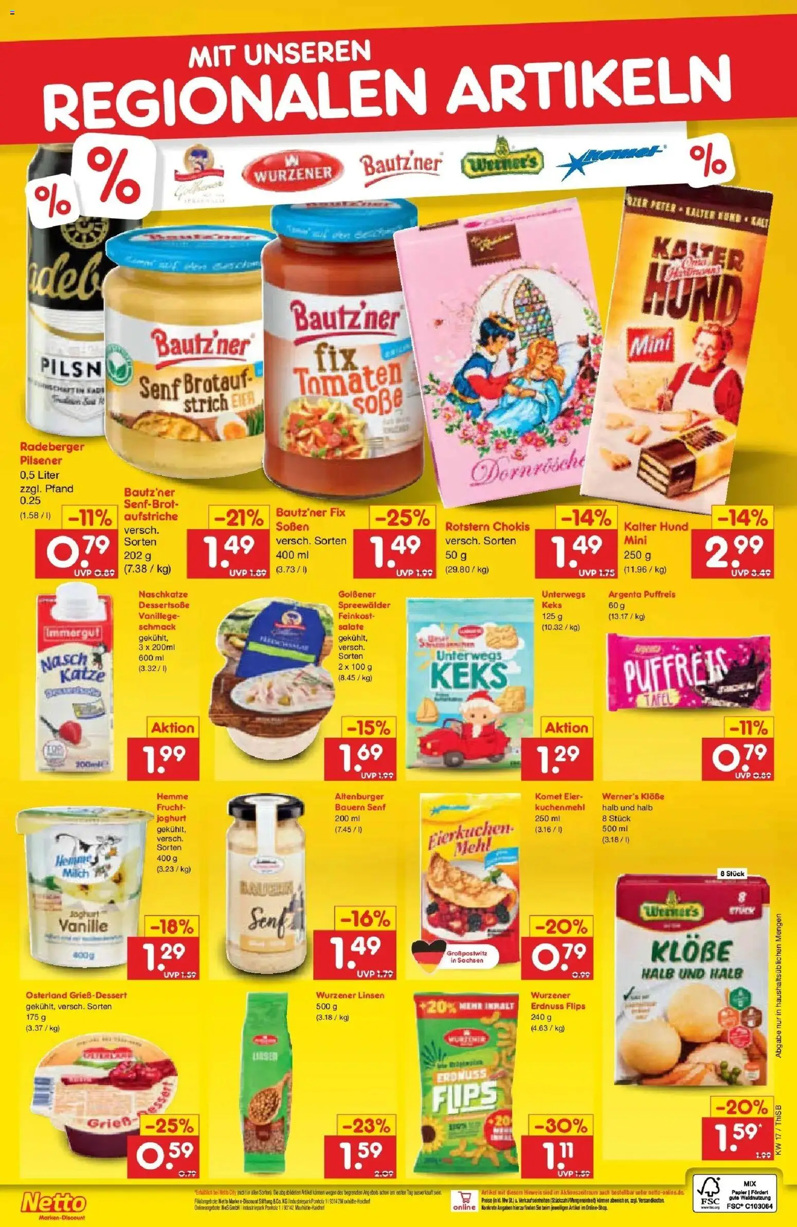 Netto Marken-Discount Prospekt Pirna	 – gültig ab 20.04.2026 | Seite: 29 | Produkte: Mehl, Milch, Joghurt, Eier