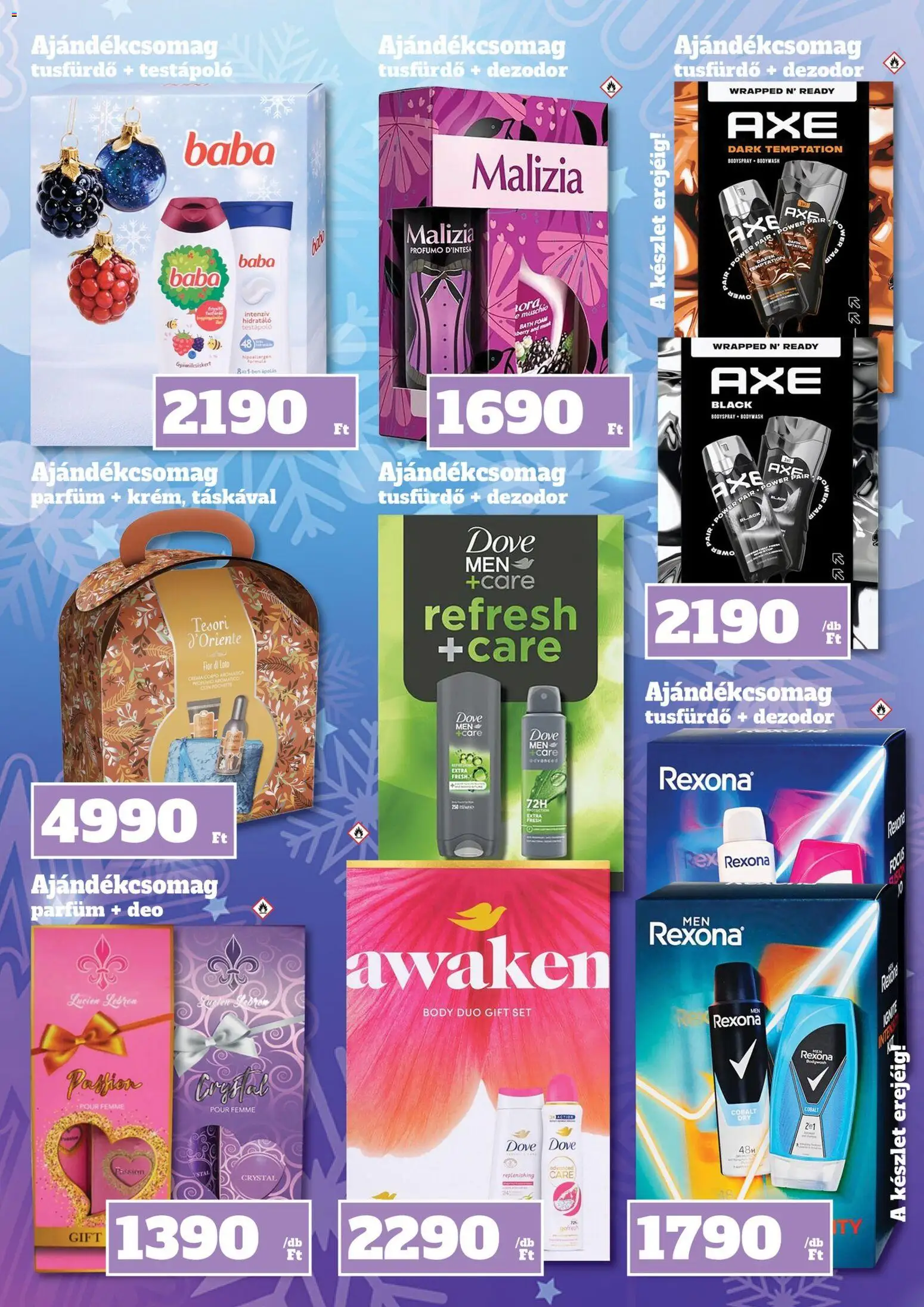 Family Diszkont akciós ujság - amely érvényes a következő dátumtól: 11.12.2025 | Oldal: 5 | Termékek: Parfüm, Testápoló, Tusfürdő, Dezodor