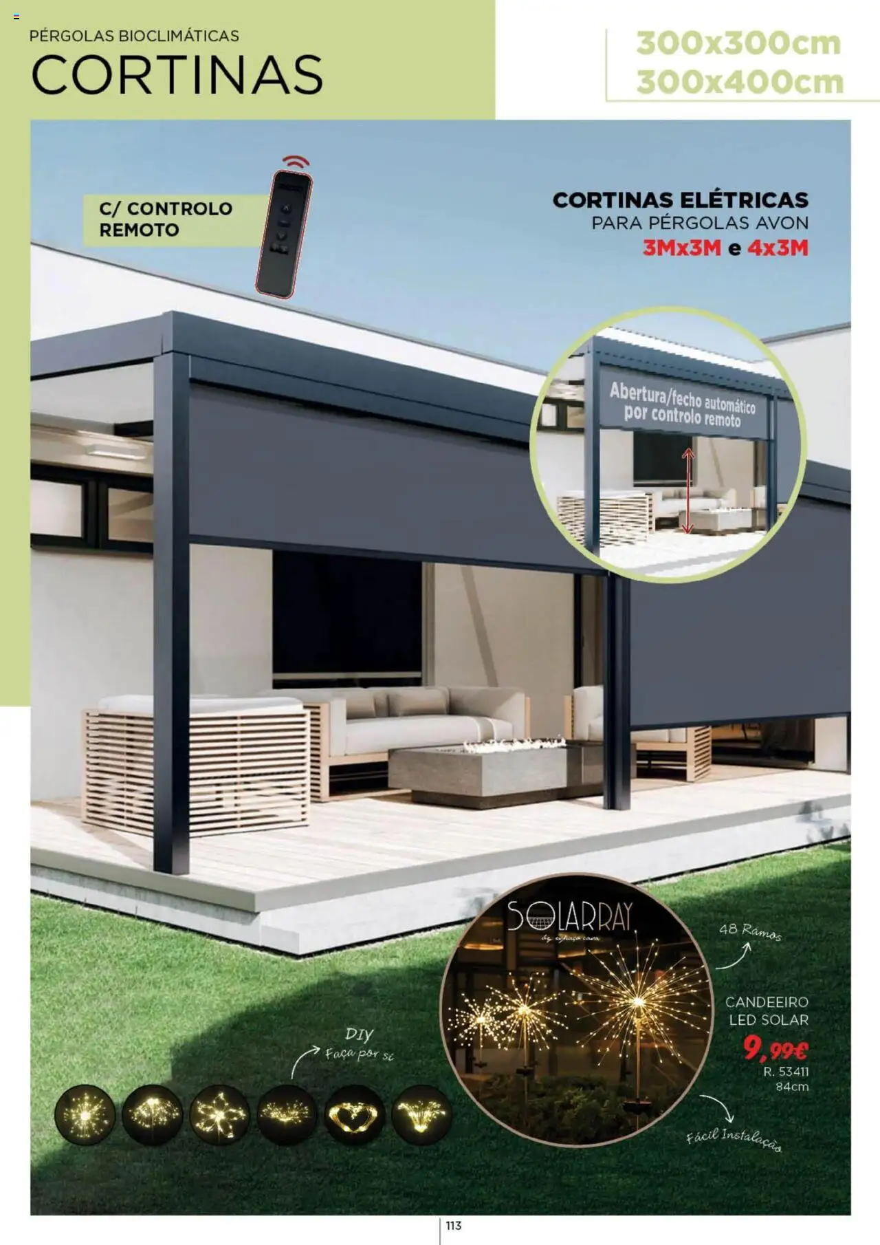 Espaço Casa - Catálogo  Ec Ar Livre  2025 │ válido de 04.03.2025 | Página: 113 | Produtos: Candeeiro, Faca