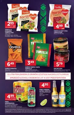 Pogląd oferty "Stokrotka Gazetka" - ważna od 30.10.2025 | Strona: 28 | Produkty: Stokrotka, Nachos, Tortilla, Piwo