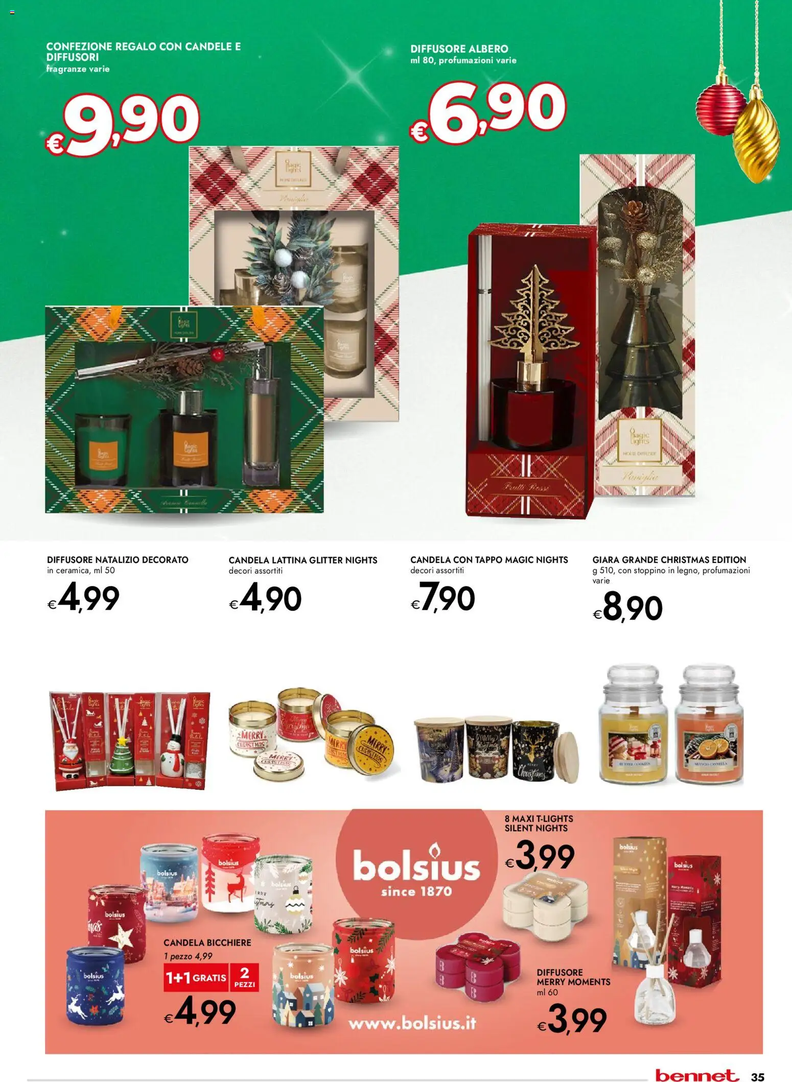 Volantino bennet del 06.11.2025 | Pagina: 35 | Prodotti: Candela