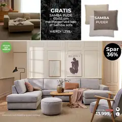 Møblér - Black Friday gyldig fra 31.10.2025 | Side: 7 | Produkter: Pude, Sofa