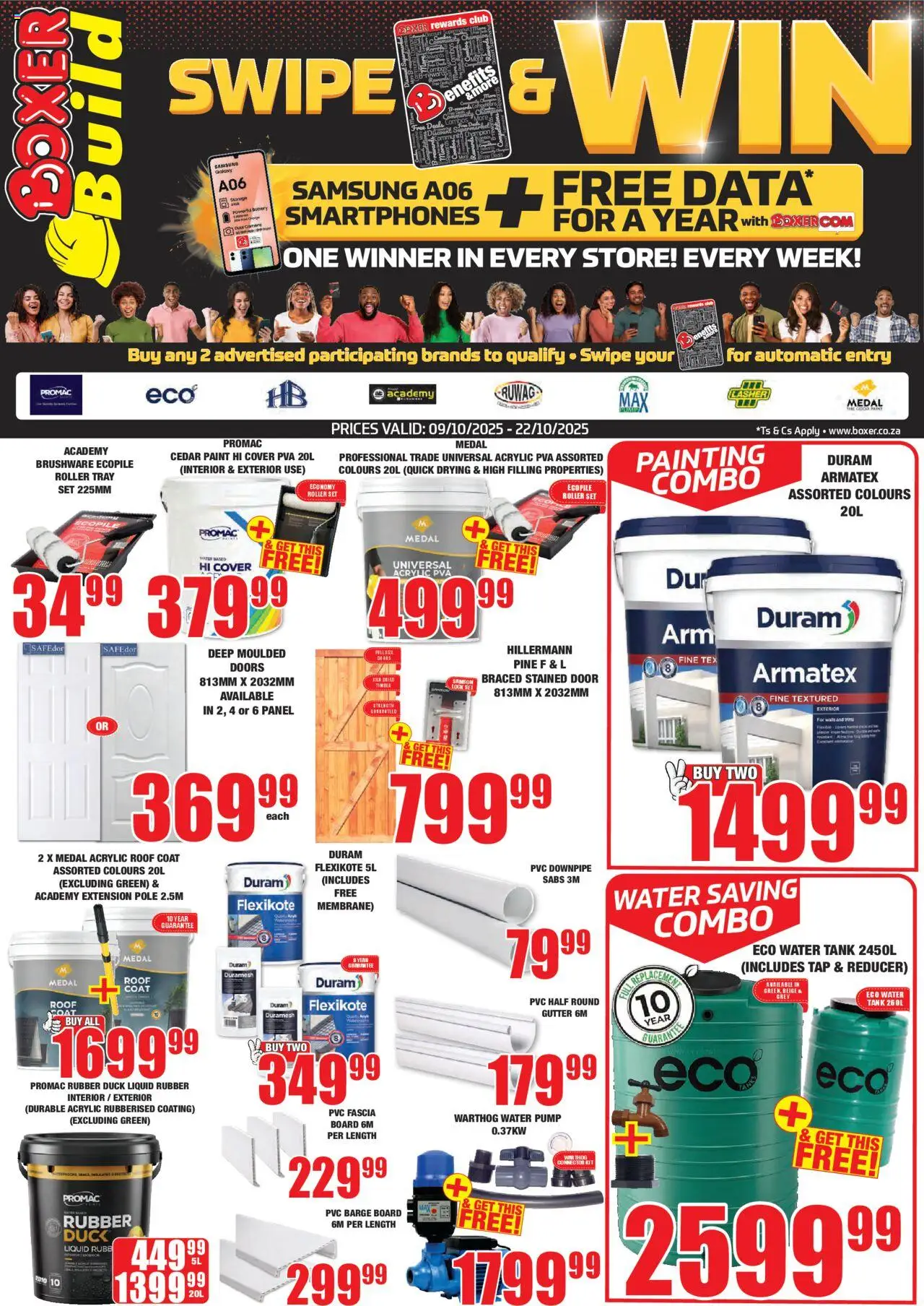 New Boxer catalogue – valid from 09.10.2025 | Page: 1 | Products: Tray, Tank, Lock, Paint