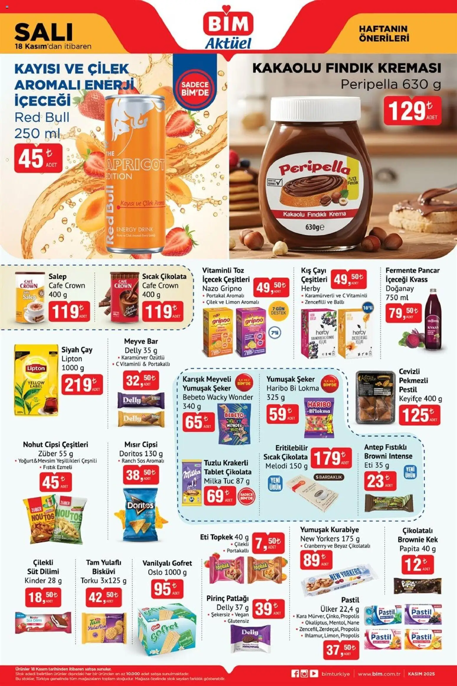 BİM Katalog Salı - 18.11.2025 tarihinden itibaren geçerlidir | Sayfa: 2