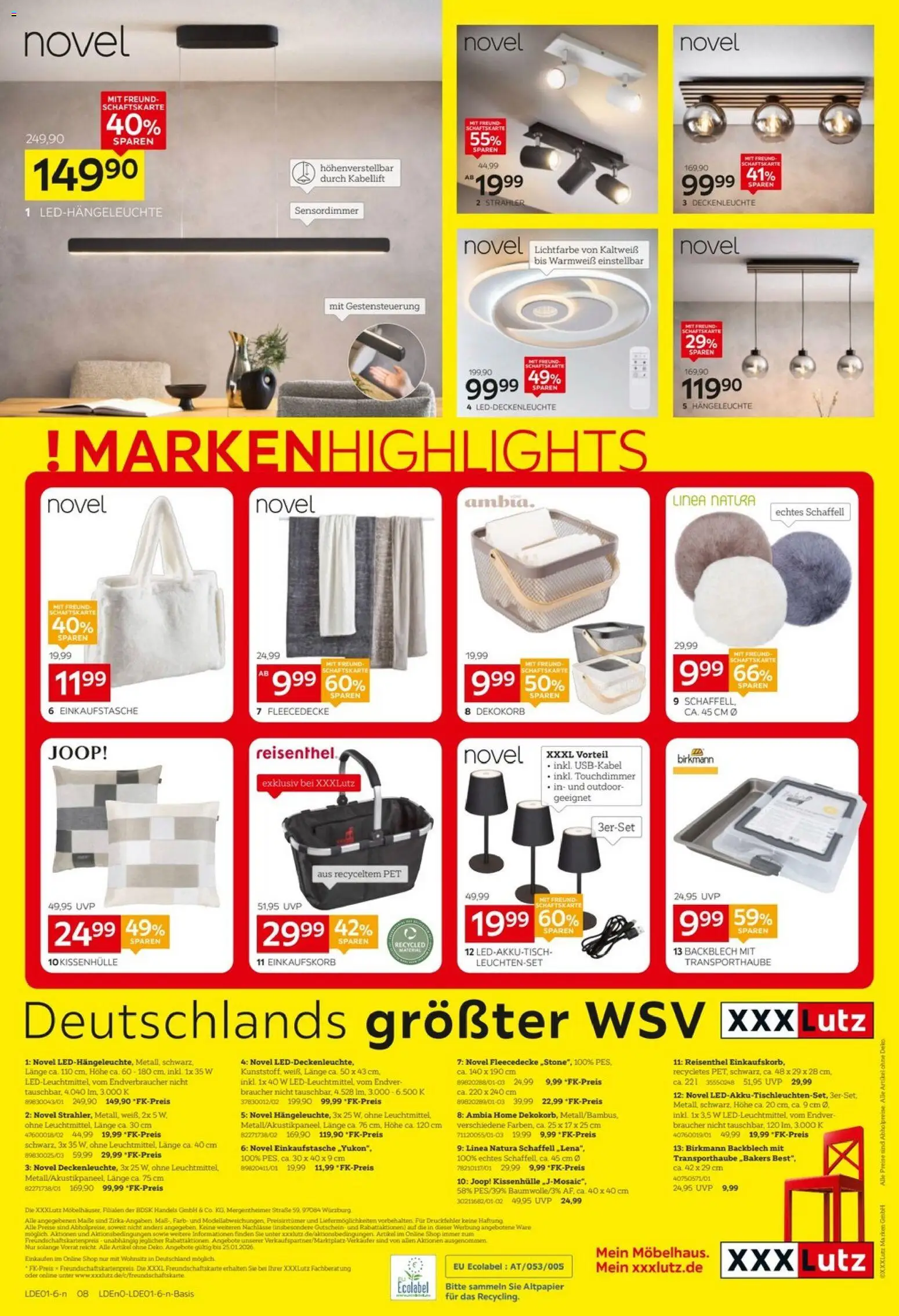 XXXL Lutz - Deutschlands größter WSV – gültig ab 04.01.2026 | Seite: 12