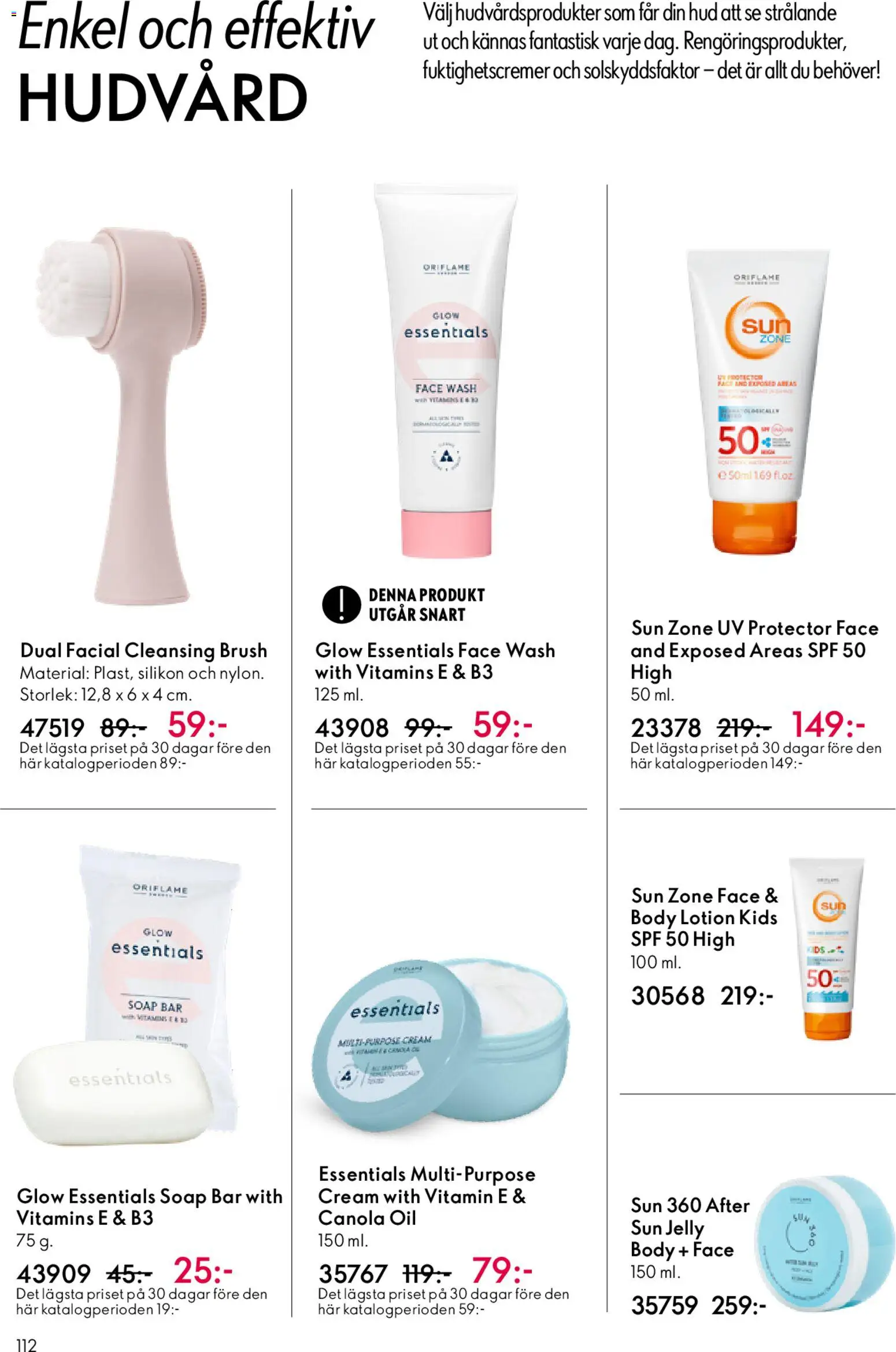 Oriflame reklamblad aktuell från 18.02.2026 | Sida: 112 | Produkter: Body lotion, After sun