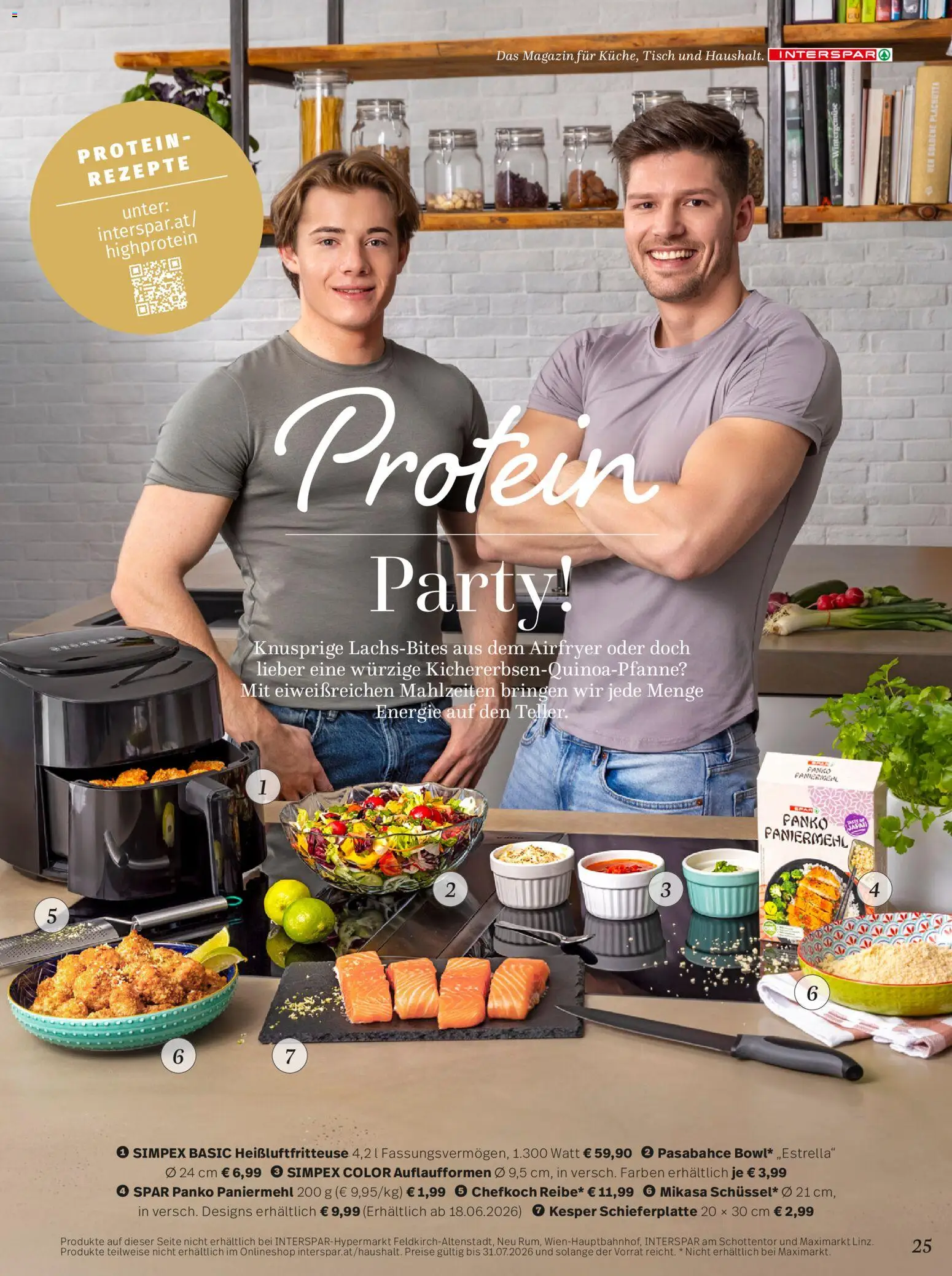 Interspar Mein Zuhause Magazin  gültig ab 07.04.2026 | Seite: 25 | Produkte: Tisch