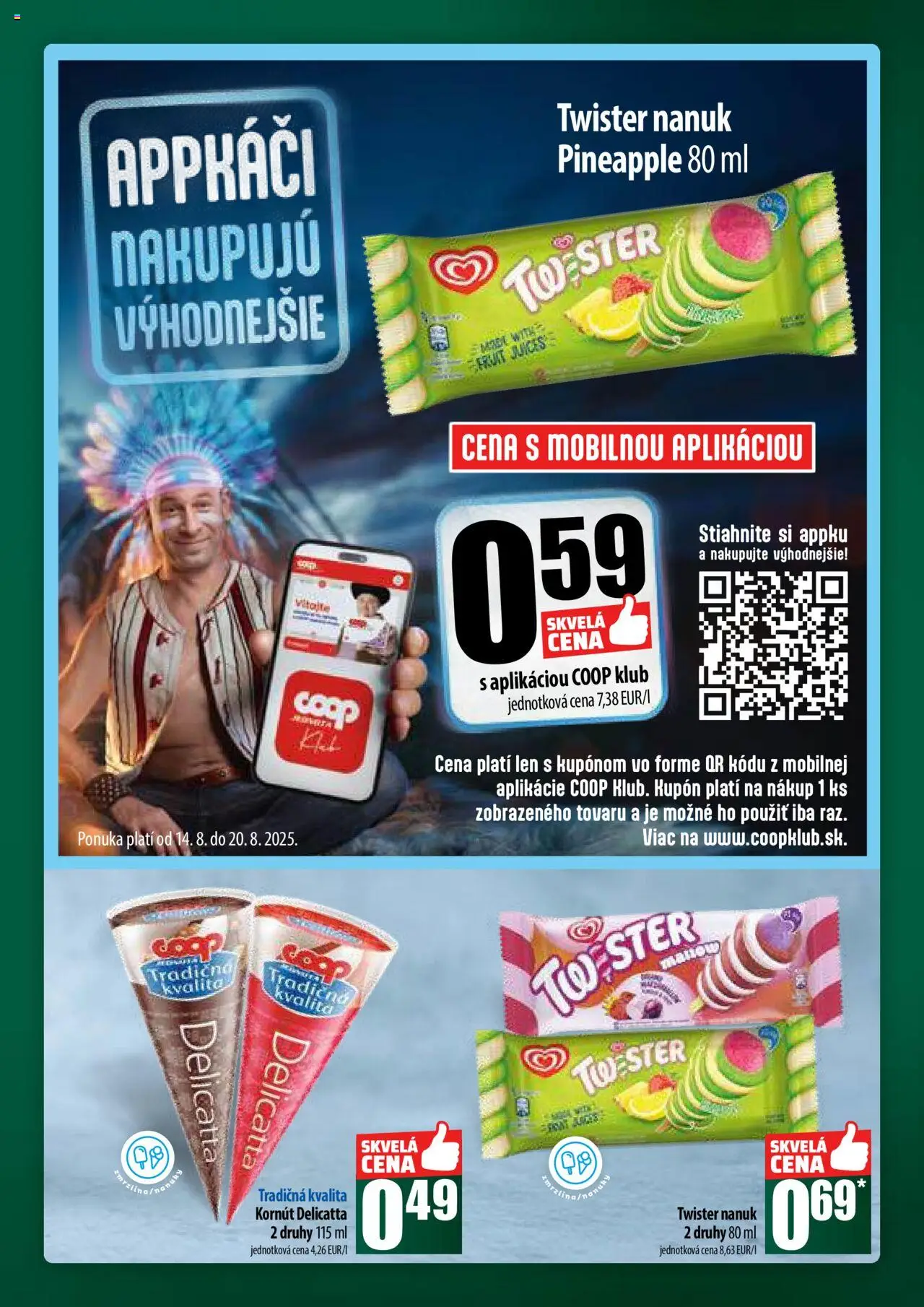 COOP Jednota široká ponuka │ platný od 14.08.2025 | Strana: 21 | Produkty: Nanuk