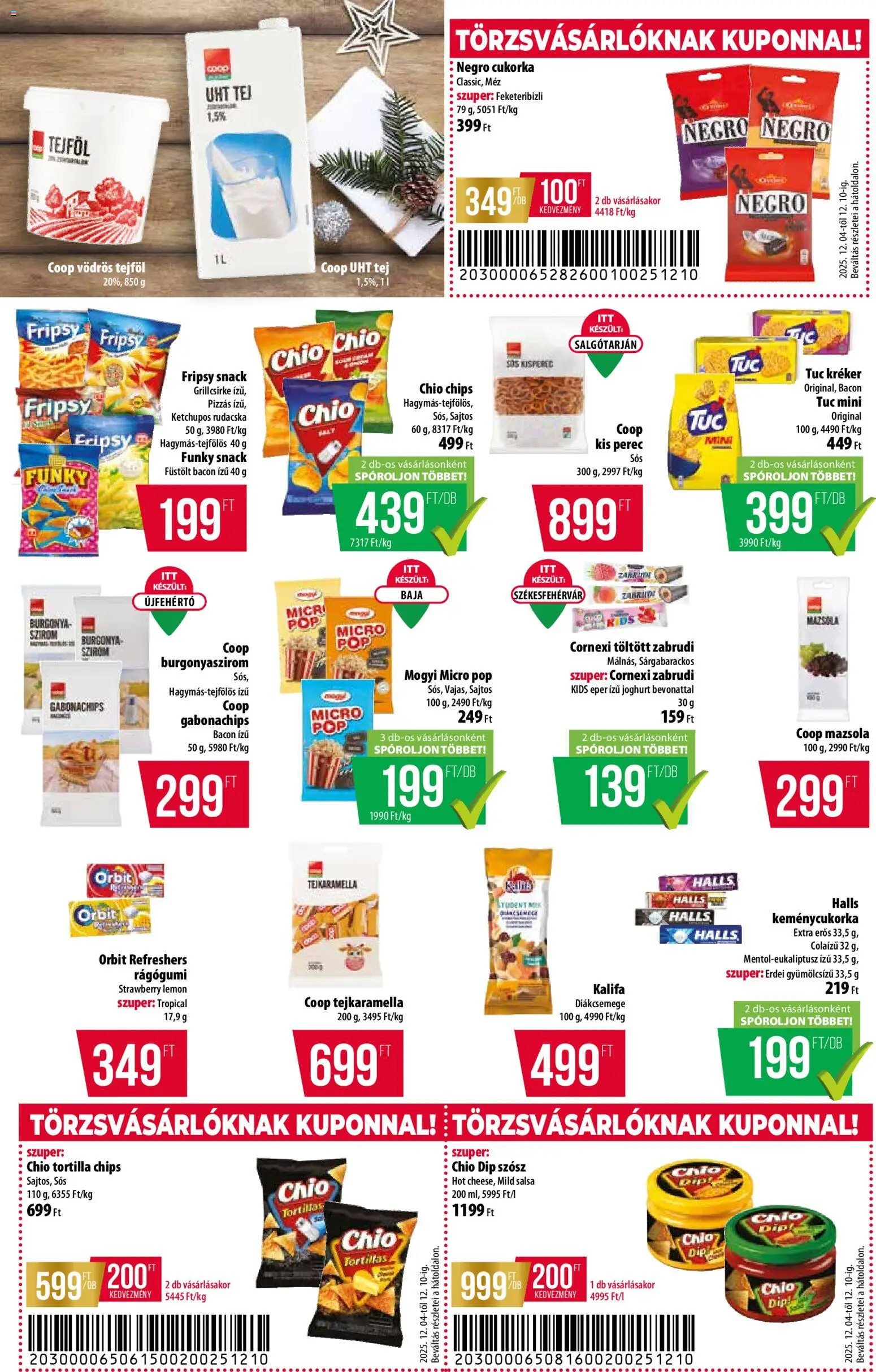 COOP akciós ujság - amely érvényes a következő dátumtól: 04.12.2025 | Oldal: 9