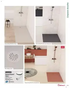 Gedimat - Prévisualisation de Gedimat Salle de bains & Cuisine valide à partir de 14.03.2025 | Page: 41 | Produits: Douche