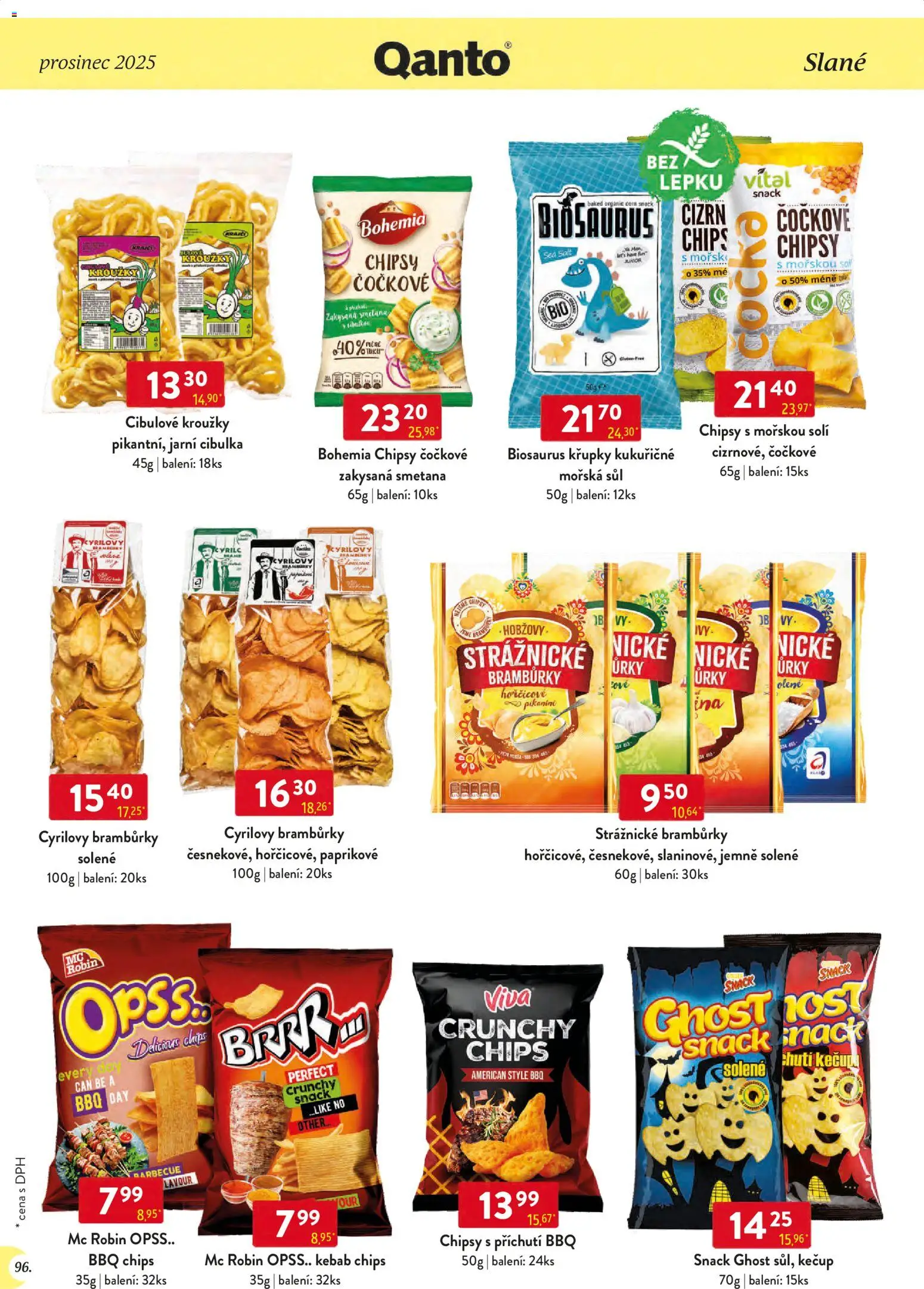 Astur & Qanto leták - Velkoobchod 12/2025 od 01.12.2025 | Strana: 96 | Produkty: Strážnické brambůrky, Kečup, Cyrilovy brambůrky, Chipsy