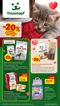 Ofertele Fressnapf valabile de la 05.02.2026