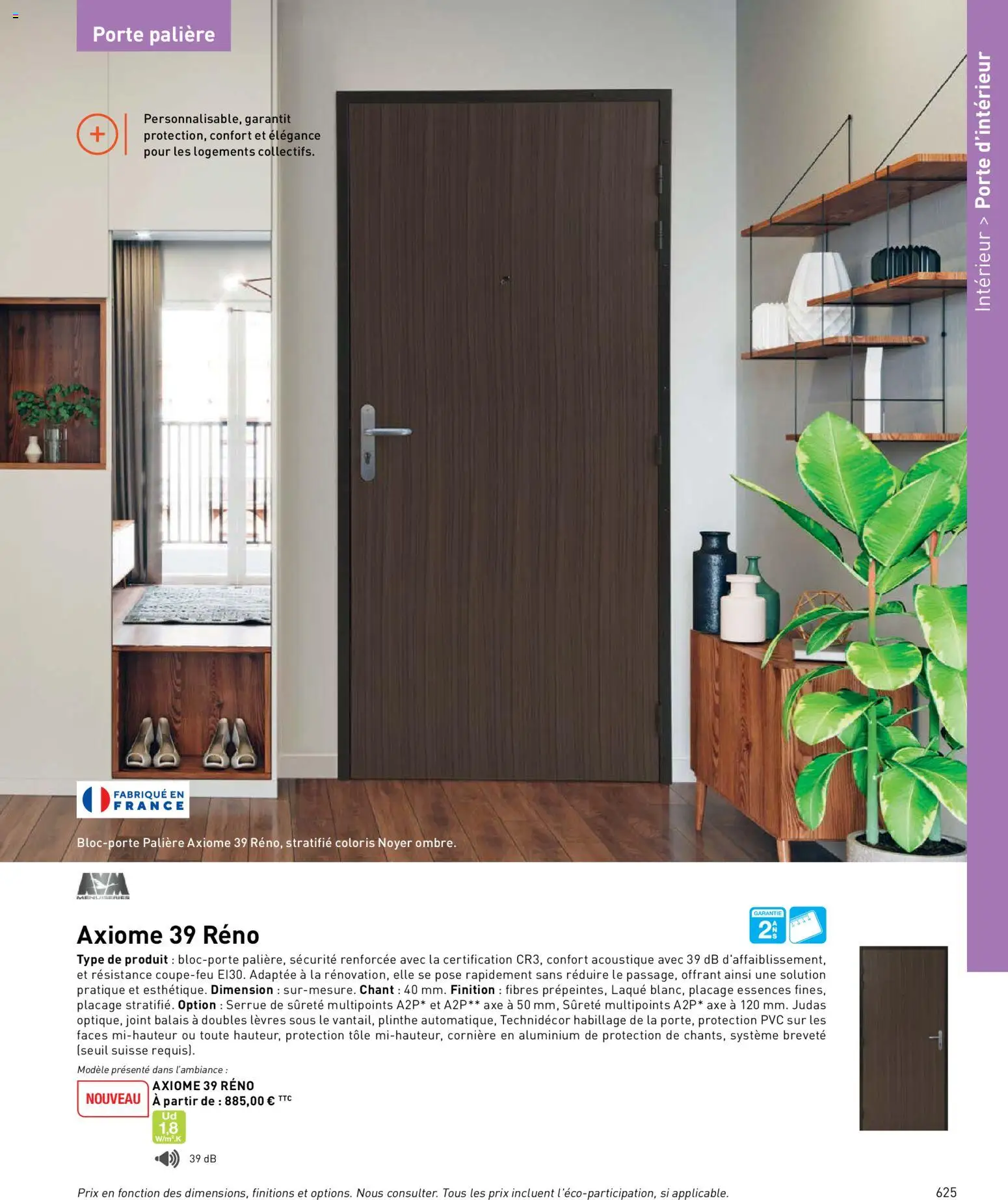 {H1} | Page: 625 | Produits: Plinthe, Porte, Laque