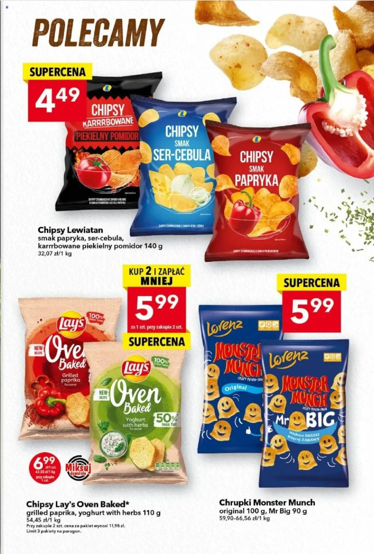 Lewiatan gazetka od 23.10.2025 | Strona: 11 | Produkty: Chipsy, Chrupki, Papryka