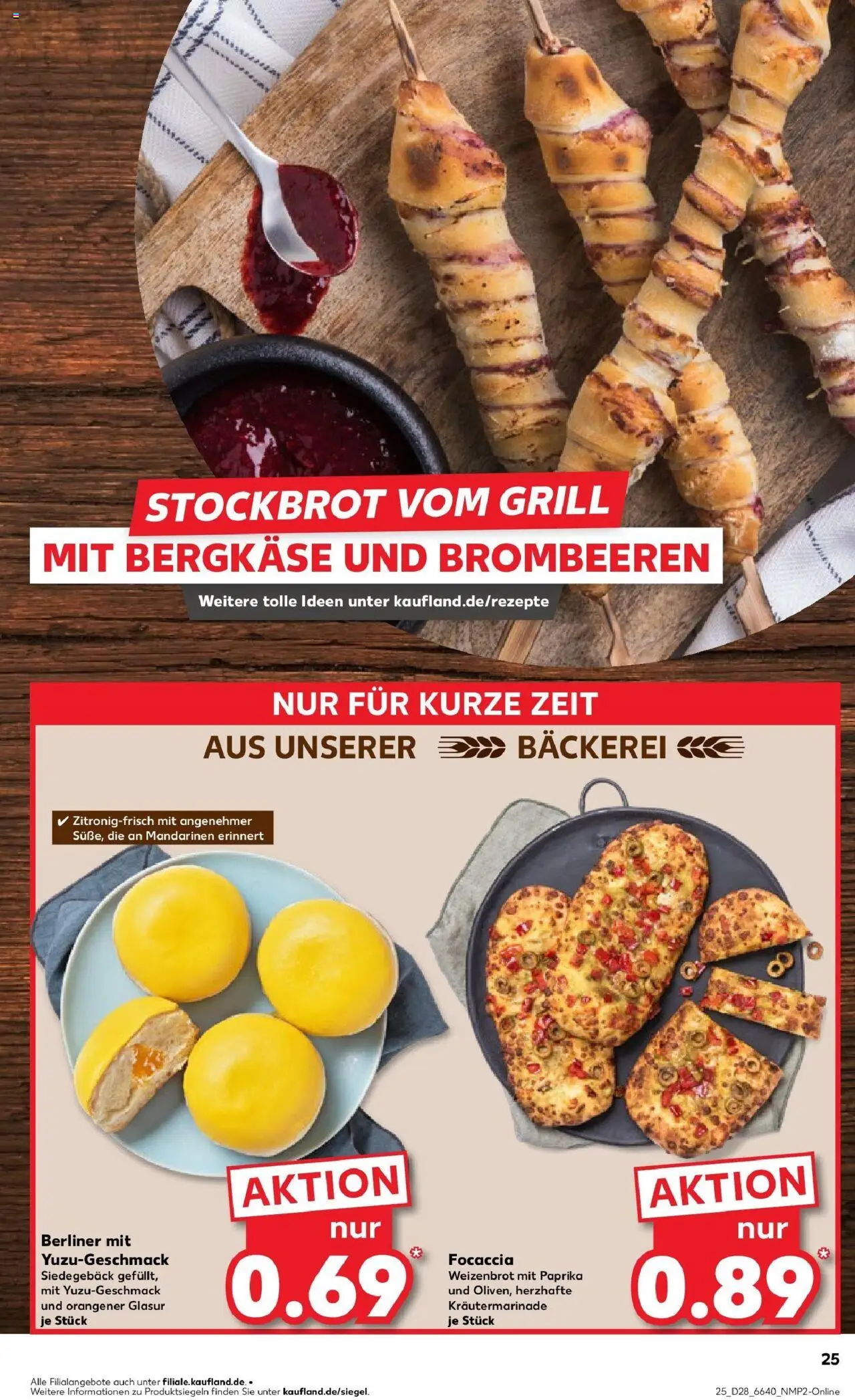 Kaufland prospekt Dossenheim	 - gültig ab dem 13.07.2025 | Seite: 40 | Produkte: Berliner, Grill, Bäckerei, Paprika