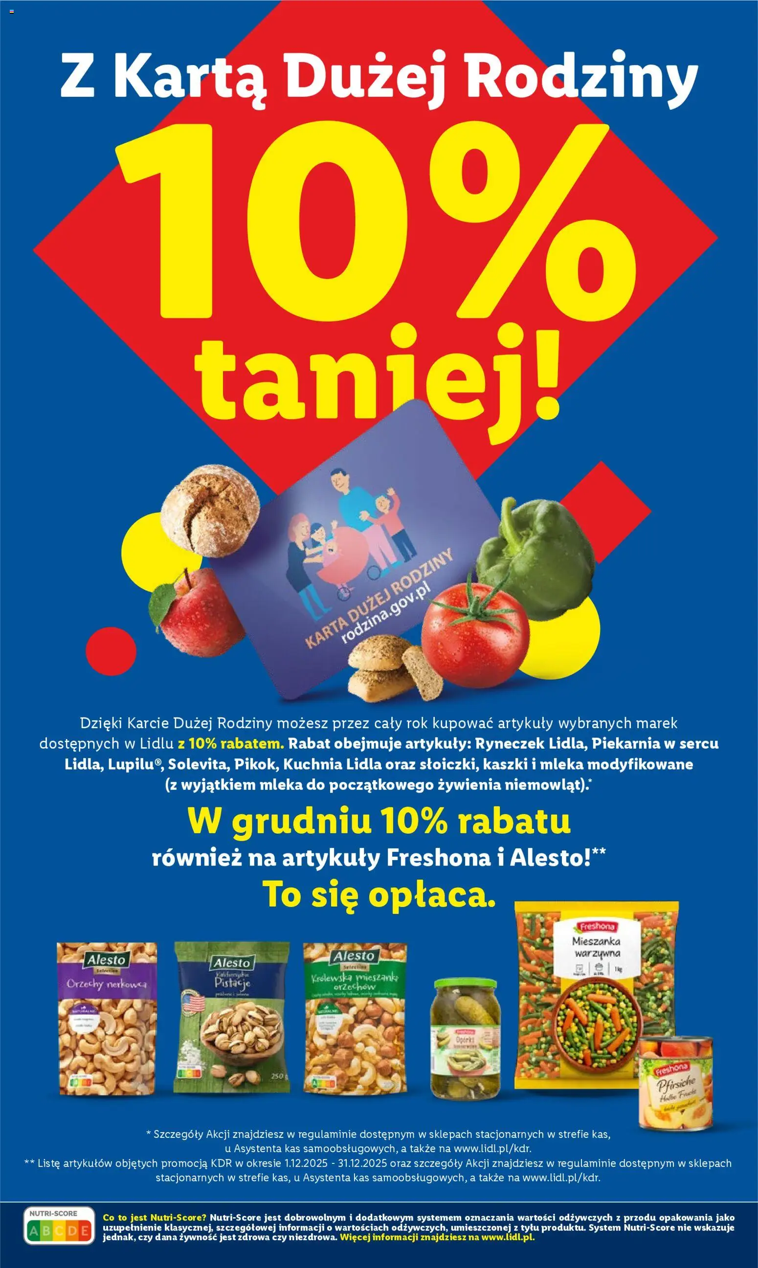 Lidl Gazetka od 27.12.2025 | Strona: 19 | Produkty: Karta, Mleka, Orzechy, Ogórki