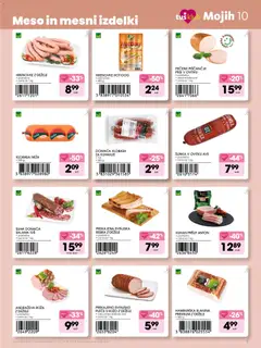 Tuš katalog akcije – veljaven od 09.01.2026 | Stran: 5 | Izdelki: Pršut, Prsi v ovitku, Slanina, Salama