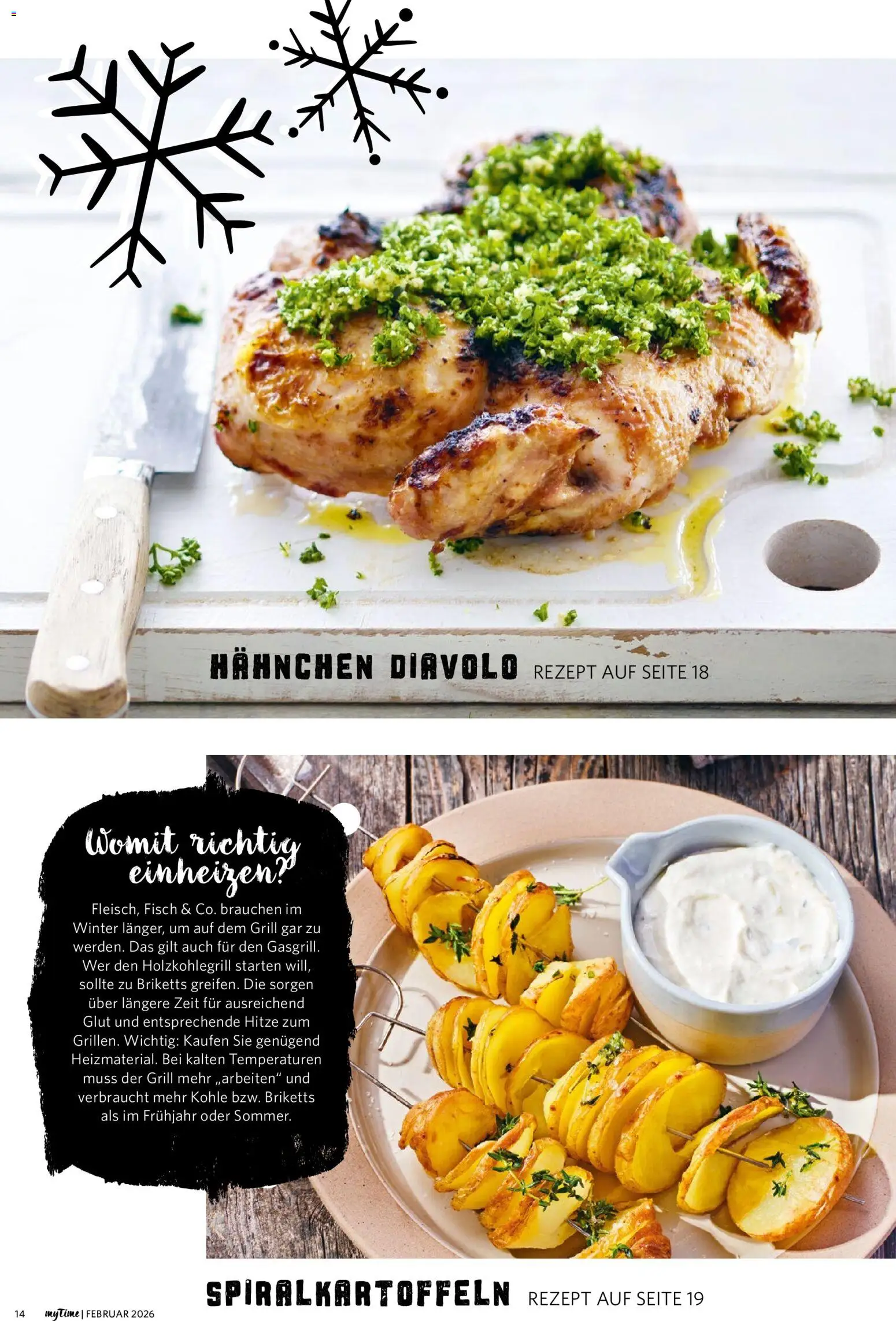 Famila Nordwest myTime Februar 2026 – gültig ab 01.02.2026 | Seite: 14 | Produkte: Grill, Fisch