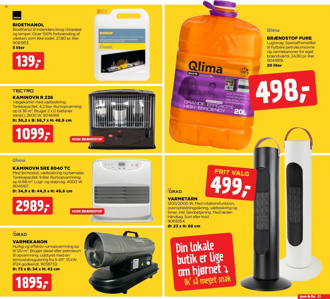 Jem & fix tilbudsavis – gyldig fra 28.09.2025 | Side: 23 | Produkter: Batterier, Søm