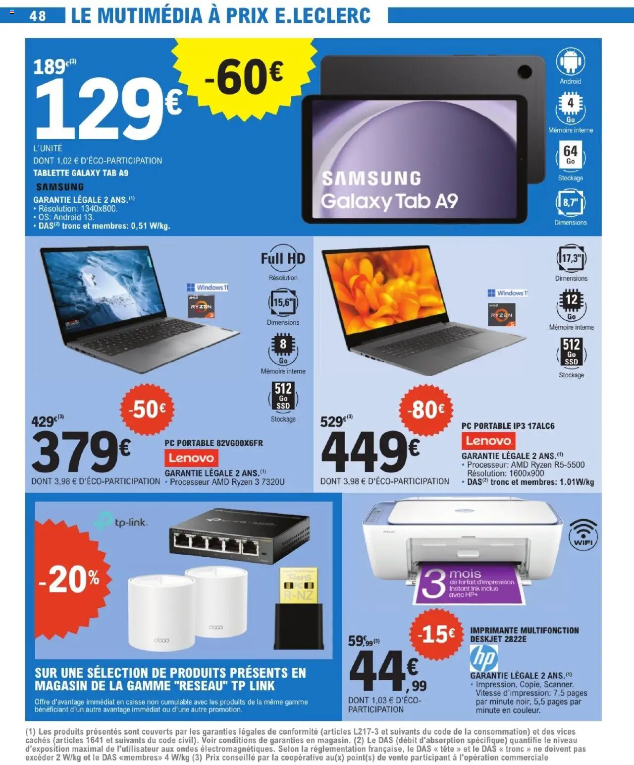  | Page: 48 | Produits: Tablette, PC, Imprimante multifonction, Portable