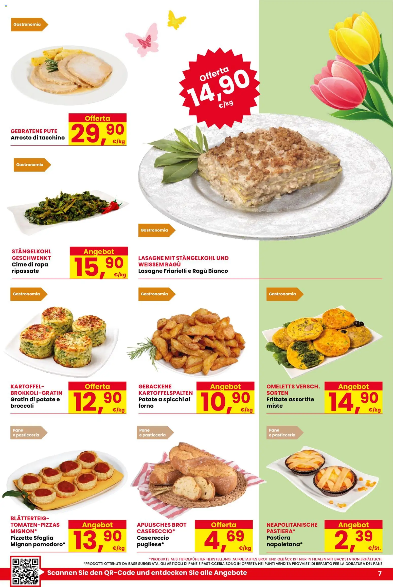 Volantino Despar del 26.03.2026 | Pagina: 7 | Prodotti: Arrosto, Broccoli, Friarielli, Forno