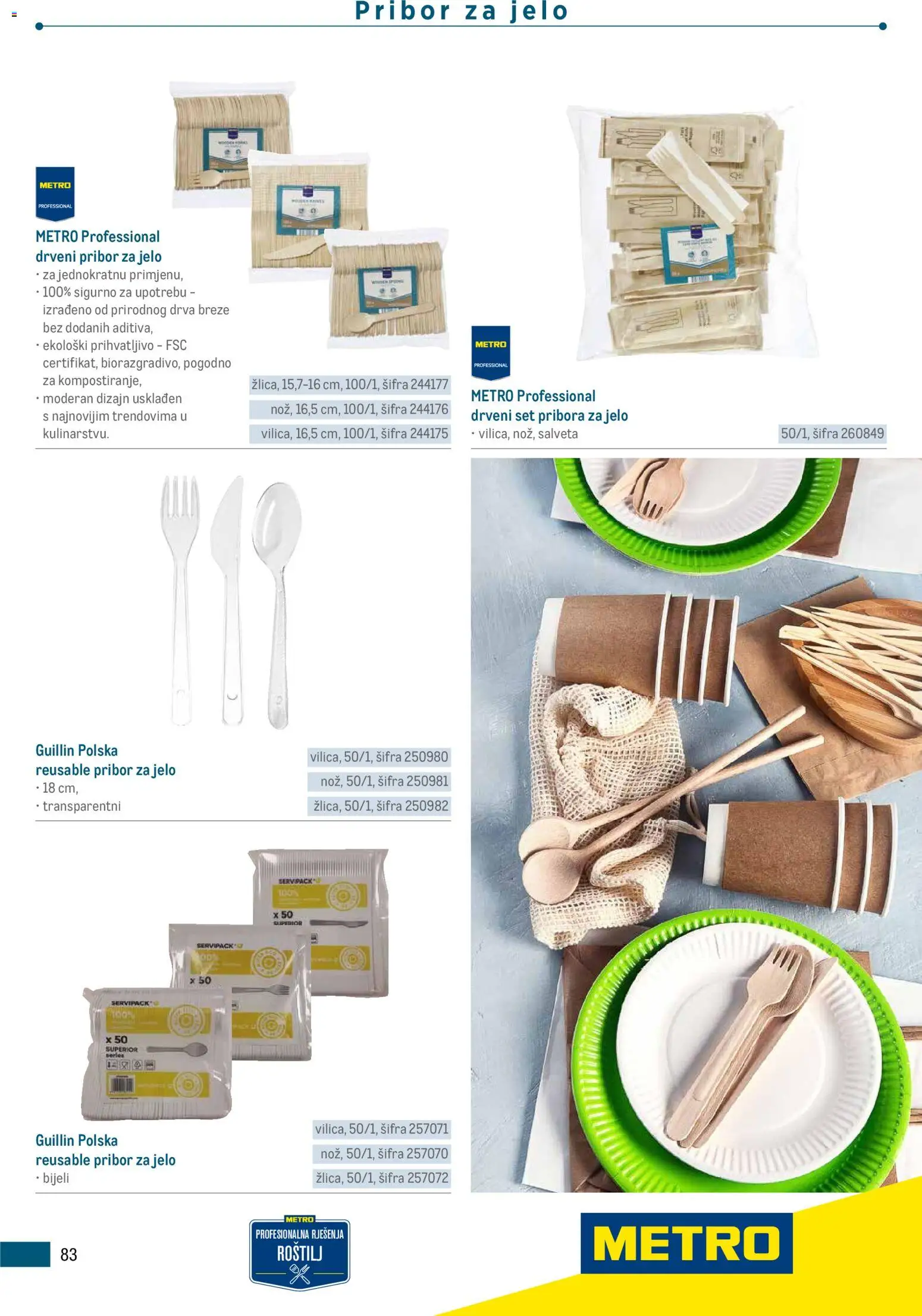 Metro katalog | vrijedi od 05.03.2026 | Stranica: 83 | Proizvodi: Roštilj, Pribor za jelo