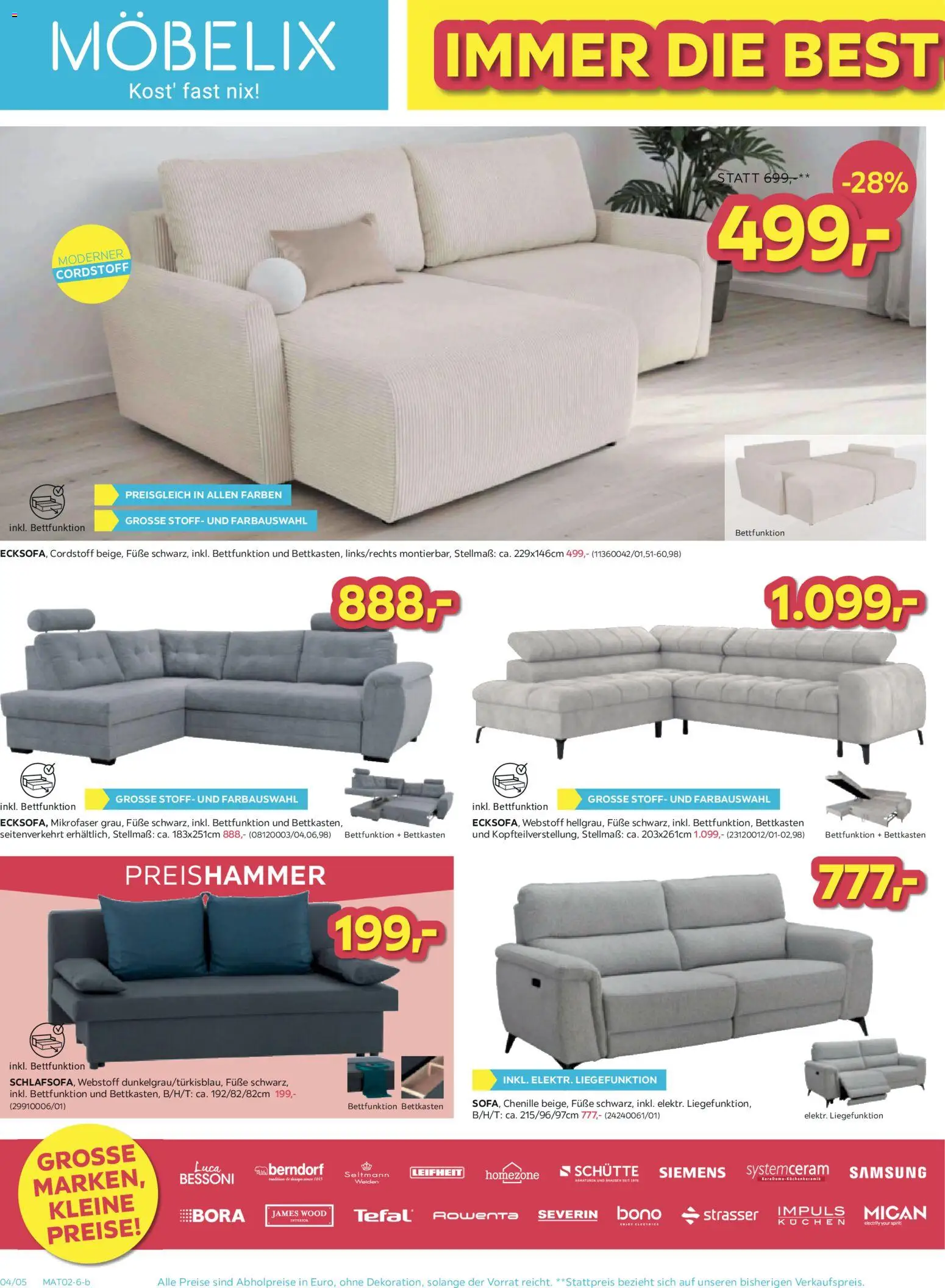 Möbelix Angebote gültig ab 09.02.2026 | Seite: 4