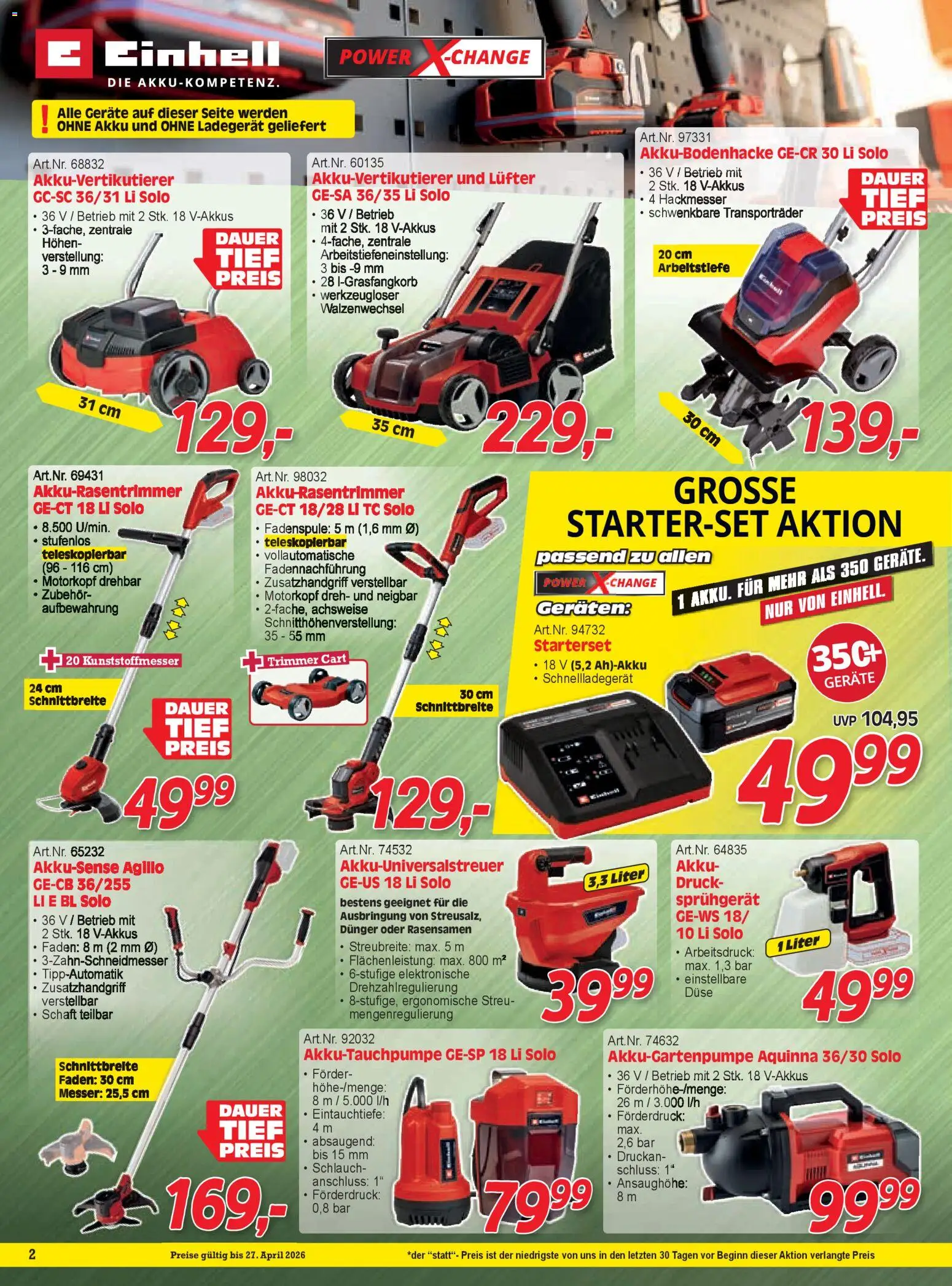 Zgonc Flugblatt April I 2026 gültig ab 01.04.2026 | Seite: 2