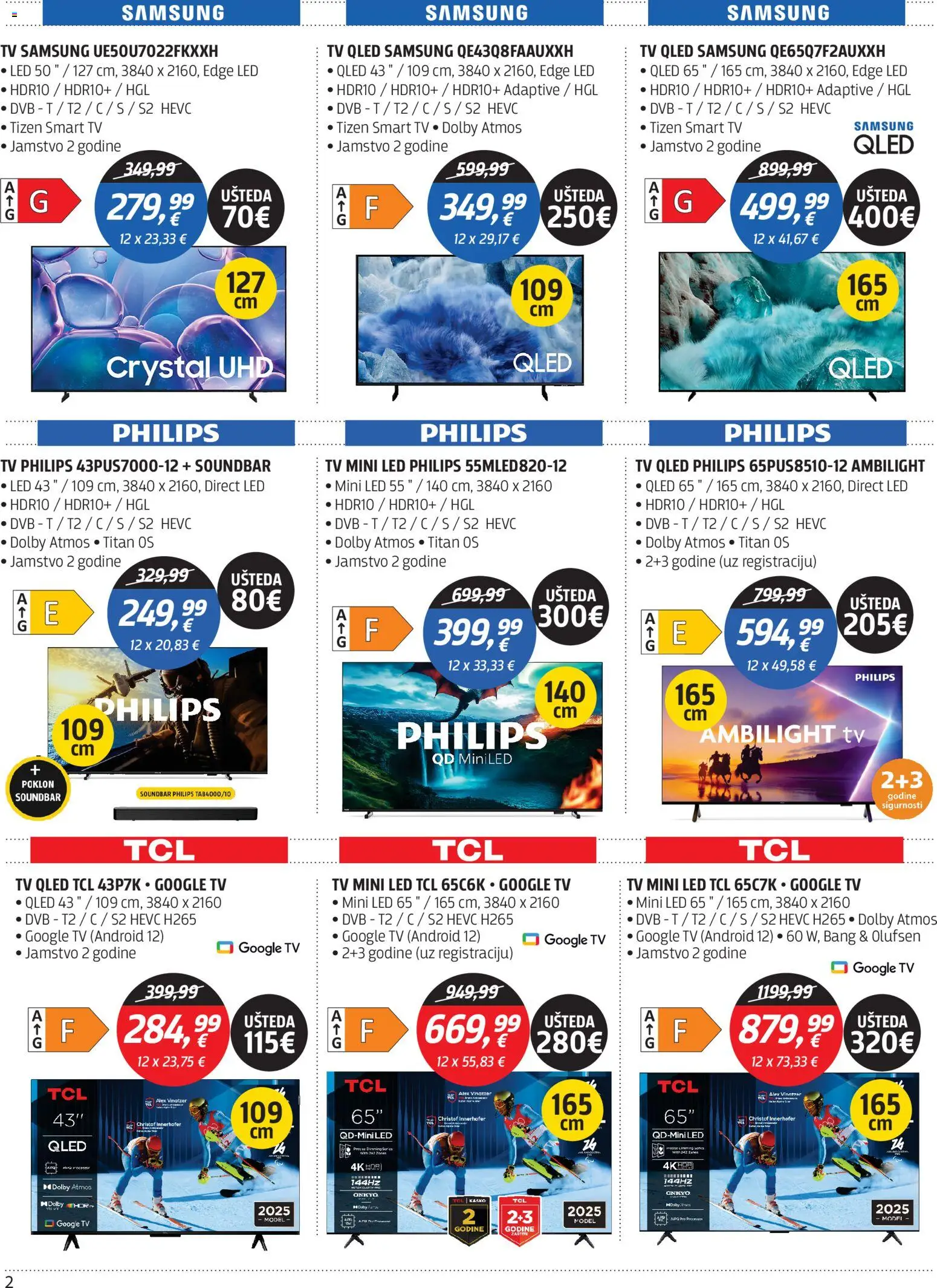 Centar Tehnike katalog | vrijedi od 13.04.2026 | Stranica: 2 | Proizvodi: Smart TV, Tv