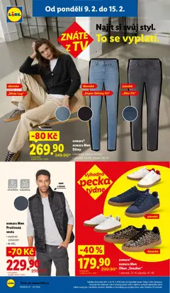 Náhled letáku esmara Men Džíny, materiál: bavlna, elastan, dámské: 34-46, pánské: 48-56 od 09.02.2026 | Strana: 6