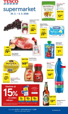 Náhled letáku Tesco leták - Supermarket od 25.02.2026