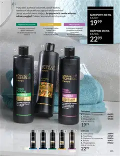Avon Katalog 07 2025 od 01.07.2025 | Strona: 155 | Produkty: Kosmetyki, Szampon, Odżywka, Odżywka do włosów