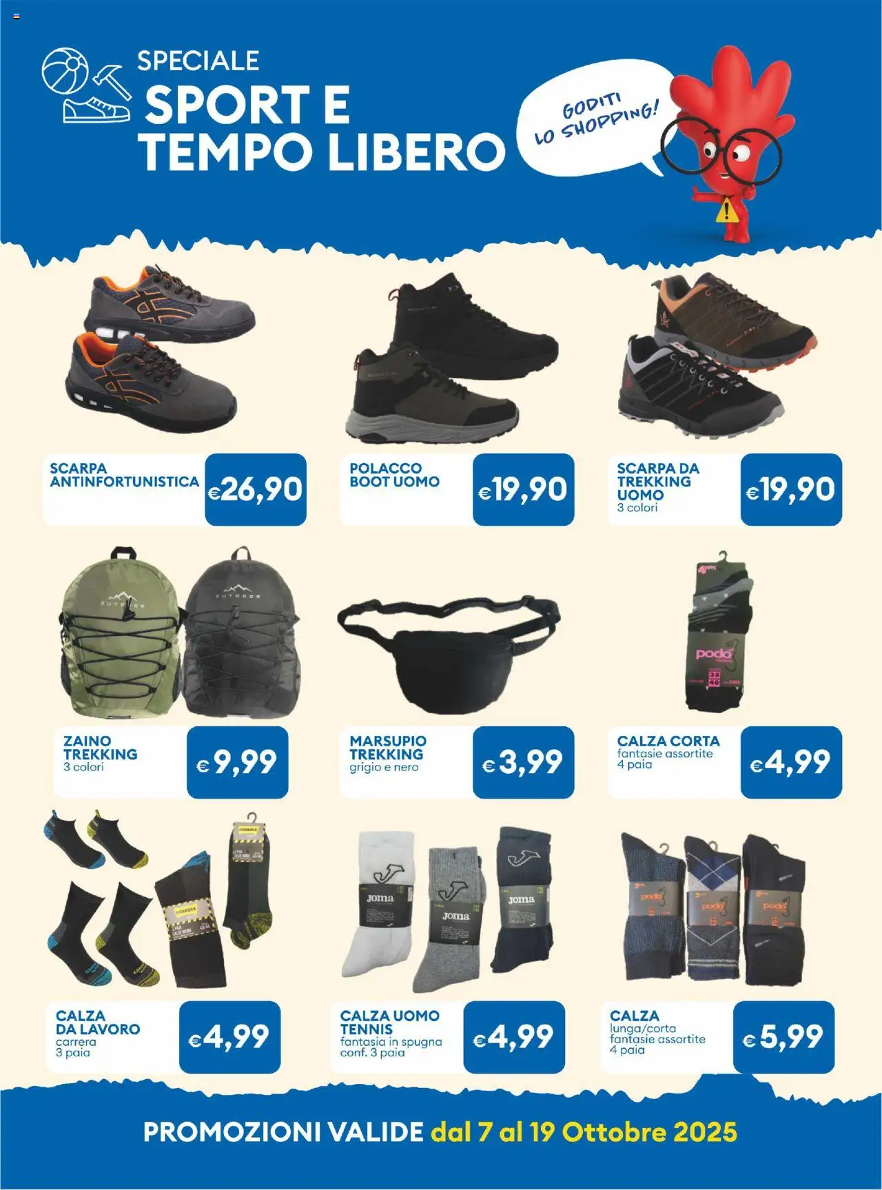 Volantino MD Discount del 07.10.2025 | Pagina: 25 | Prodotti: Spugna, Zaino